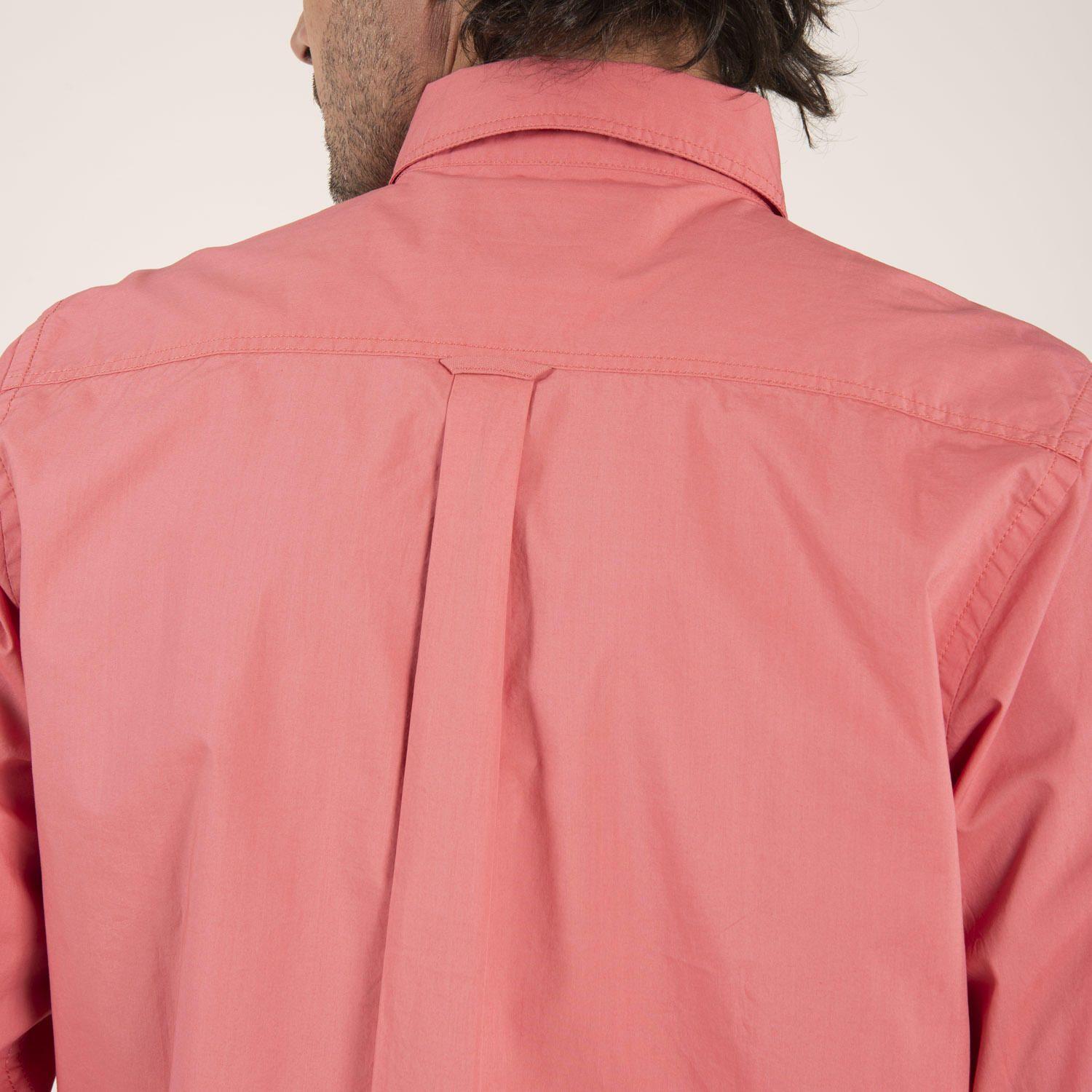 Camisa Algodón Organico Masculino Galiton Coral Rockford-4
