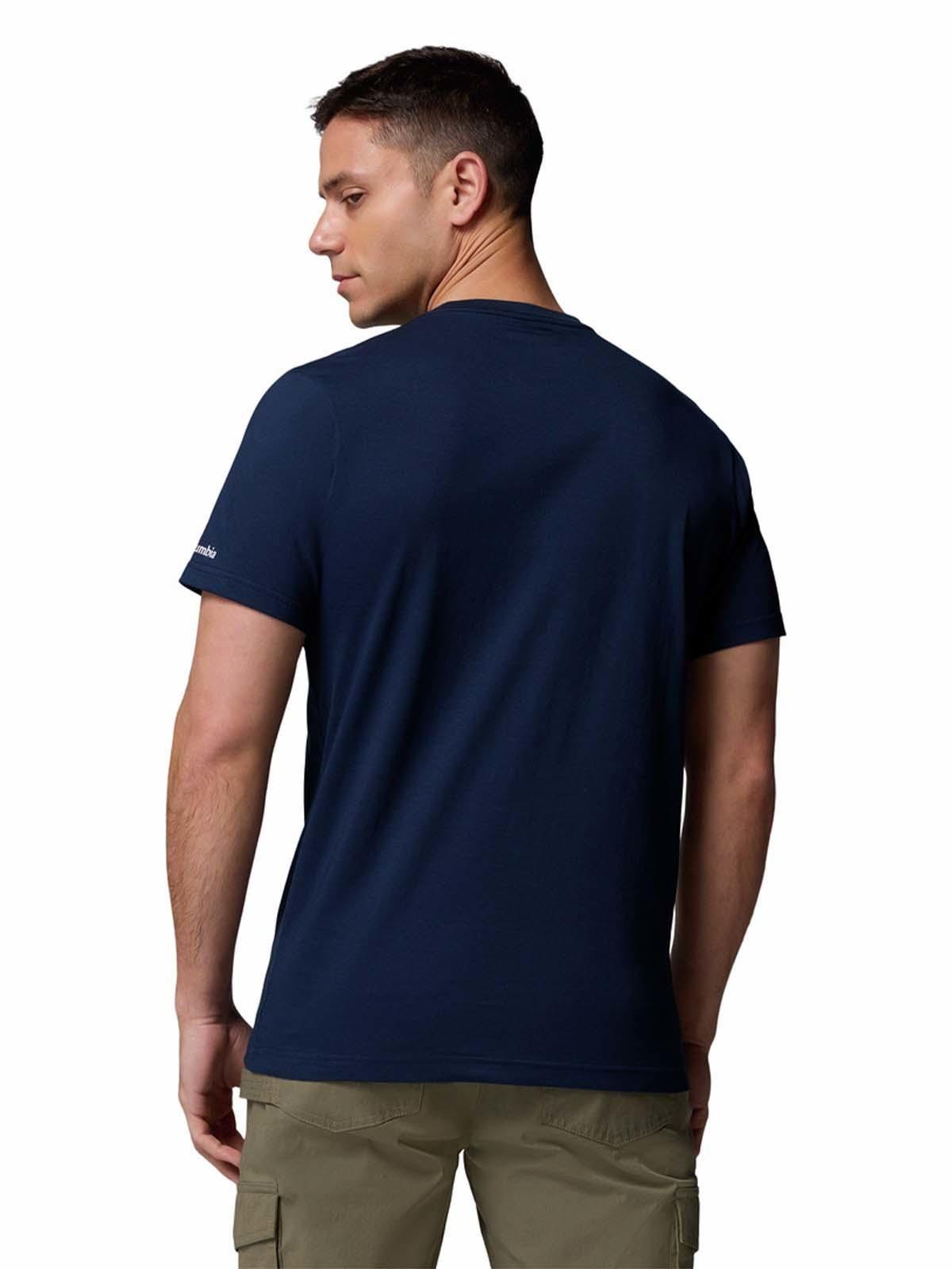 Polera M/C Hombre CSC Seasonal Logo Azul-4