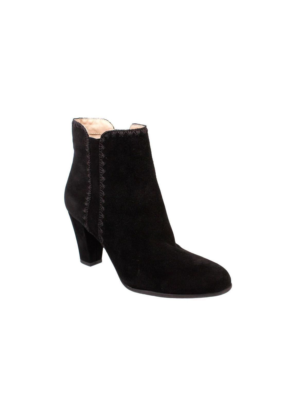 Botin  Meaghan Emb Boot Negro-0