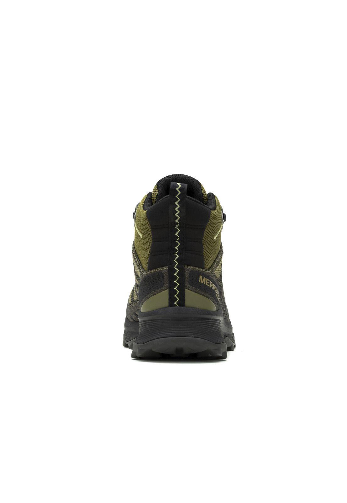 Botín imperm Hombre Speed Eco Mid W Verde Musgo-5