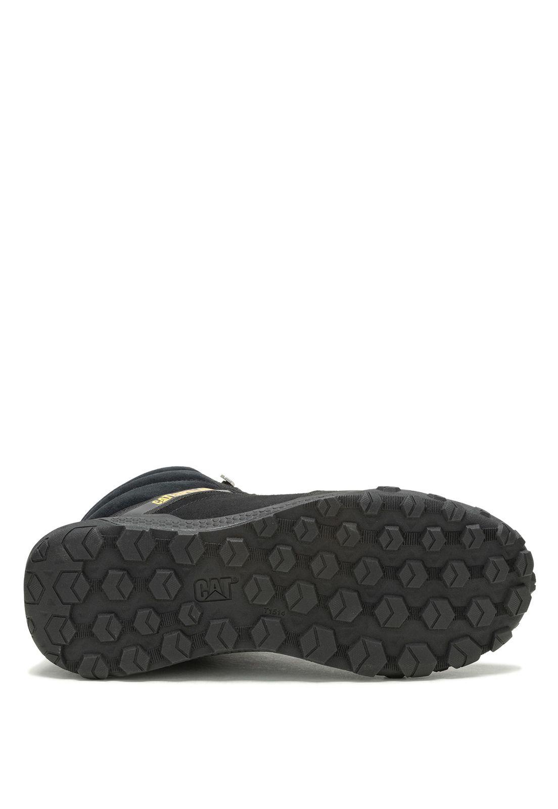 Zapatilla C/Caña Cuero Hombre Hex Ready Mid Negro-7