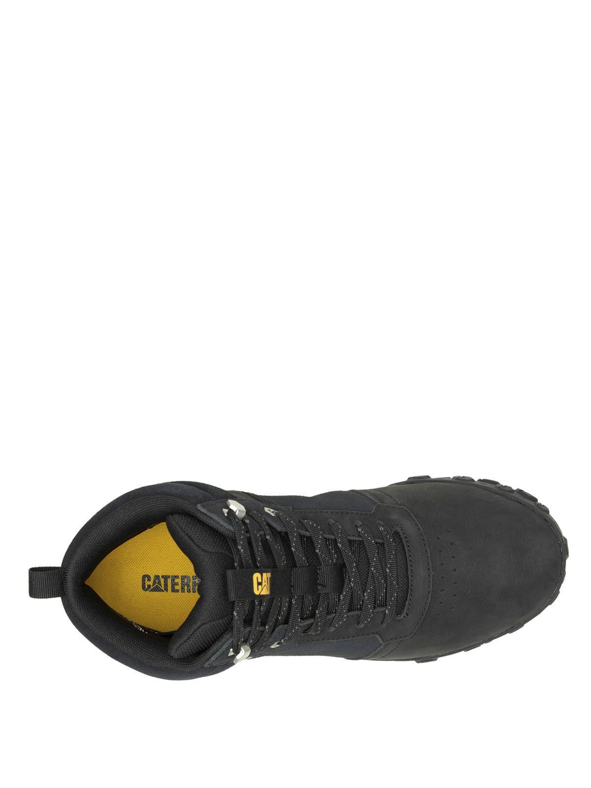 Zapatilla C/Caña Cuero Hombre Hex Ready Mid Negro-6