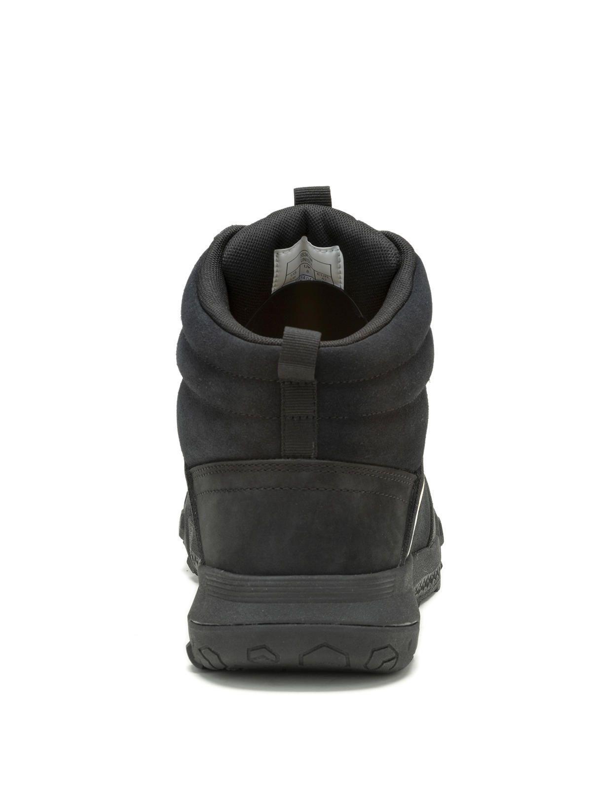 Zapatilla C/Caña Cuero Hombre Hex Ready Mid Negro-5