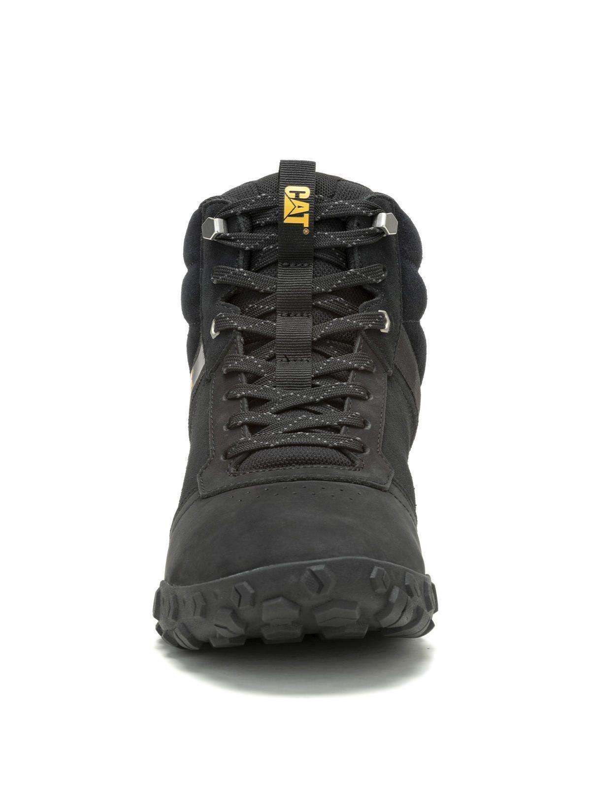 Zapatilla C/Caña Cuero Hombre Hex Ready Mid Negro-4