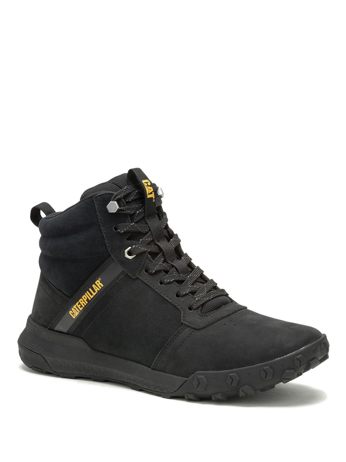 Zapatilla C/Caña Cuero Hombre Hex Ready Mid Negro-0