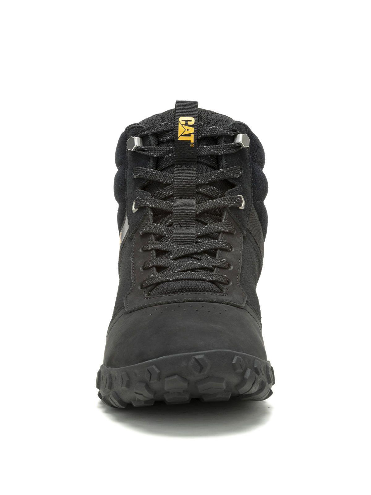 Zapatilla C/Caña Cuero Hombre Hex Ready Mid Negro-4