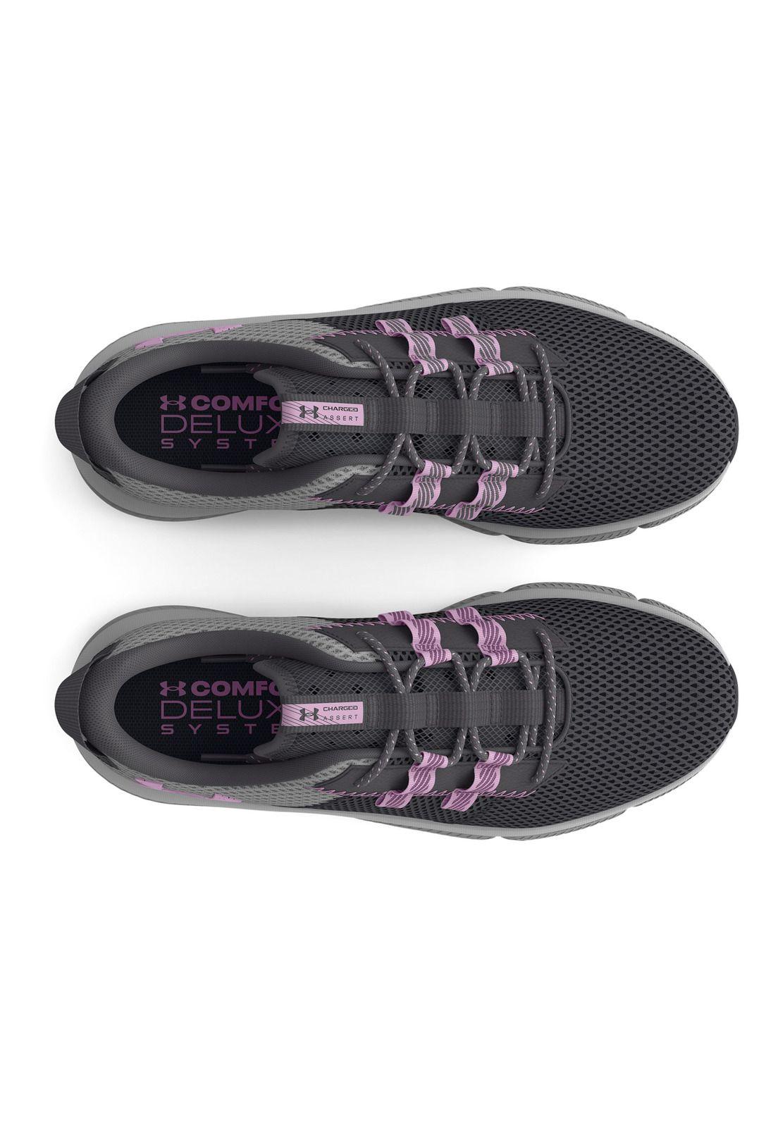 Zapatilla run Assrt mujer Gris-4