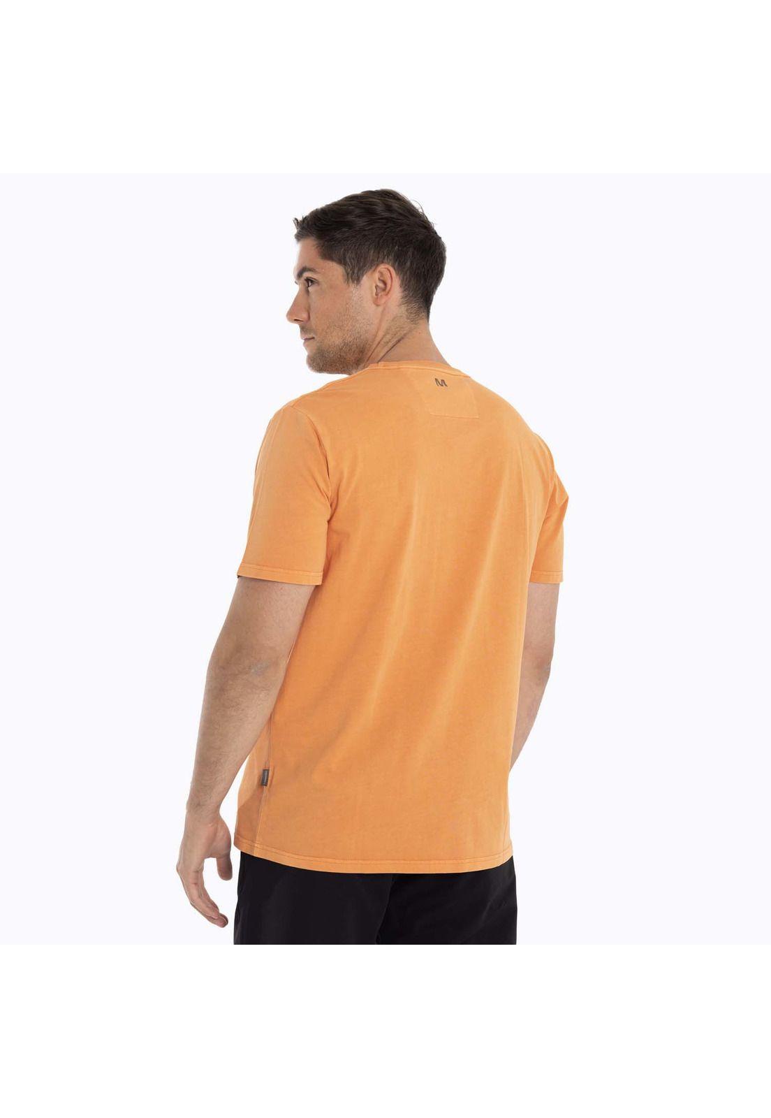 Polera Hombre Susquehanna Naranja claro Merrell-4