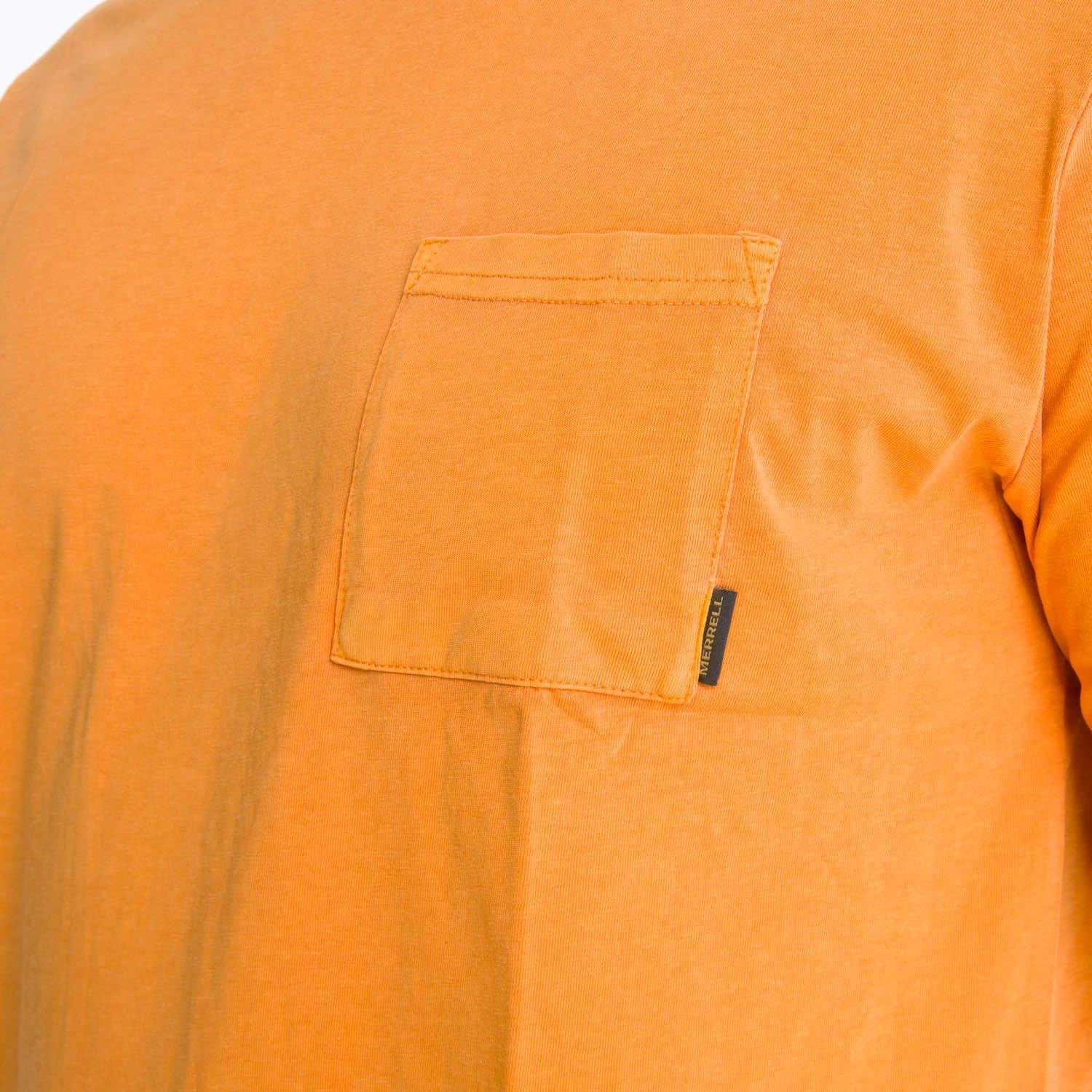 Polera Hombre Susquehanna Naranja claro Merrell-4