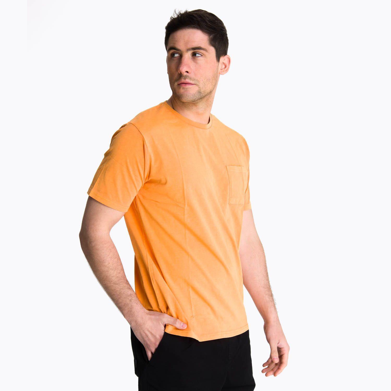 Polera Hombre Susquehanna Naranja claro Merrell-1