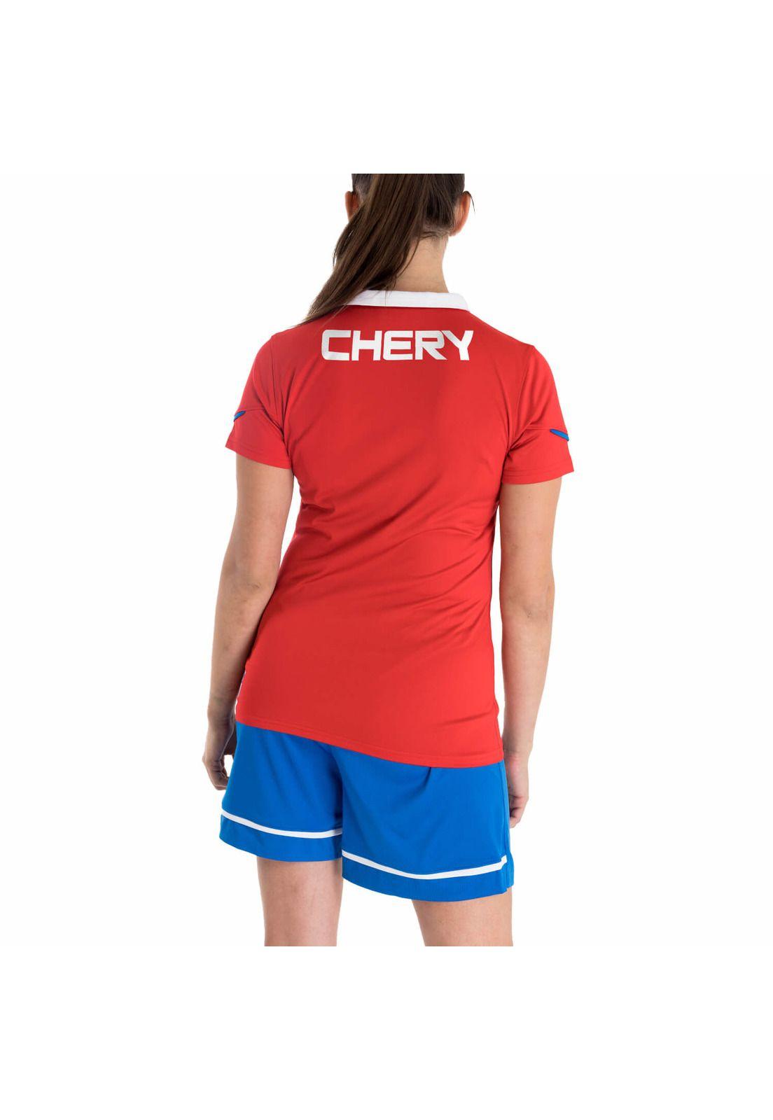 Camiseta réplica UC para mujer visita Rojo-2