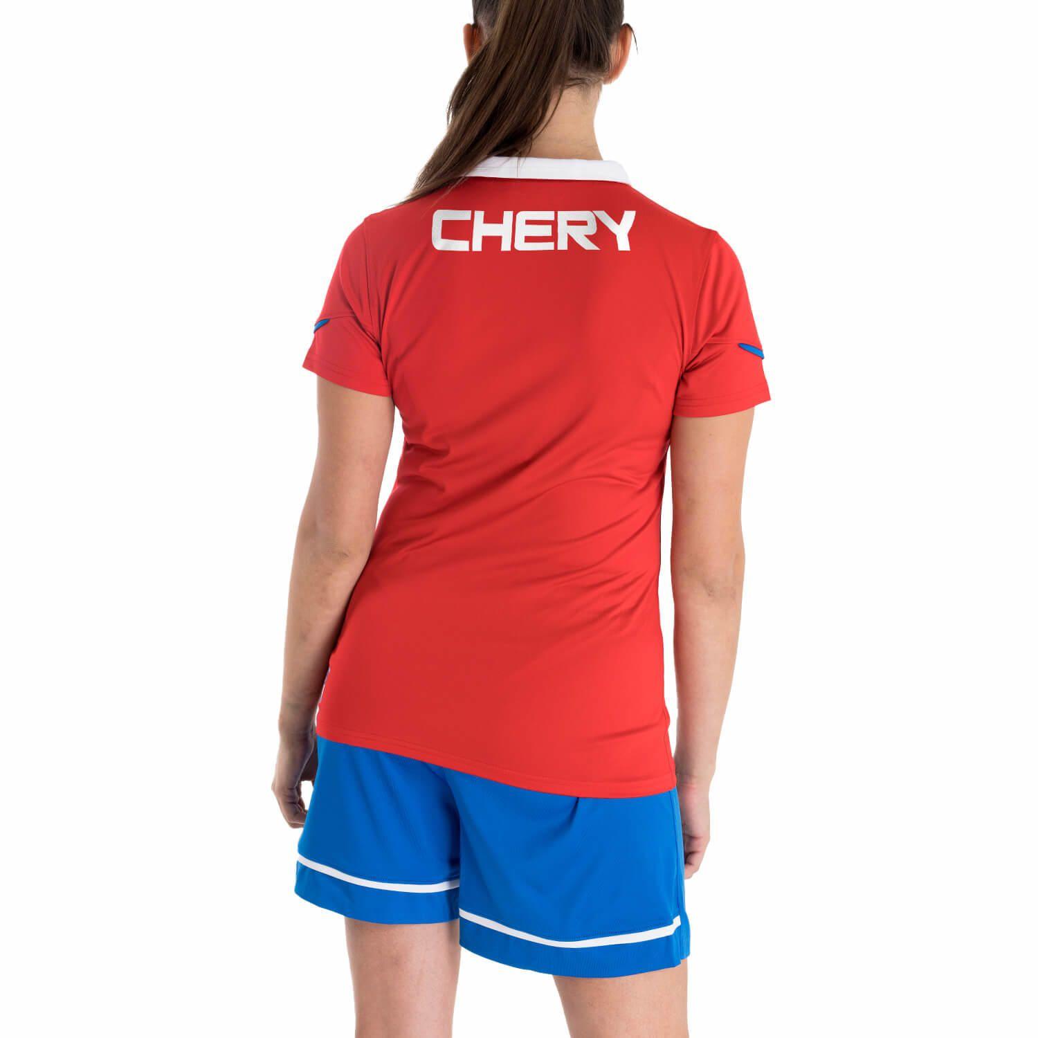 Camiseta réplica UC para mujer visita Rojo-2