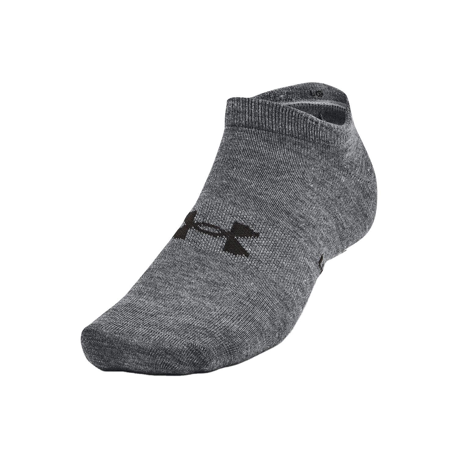 Calcetín Unisex Essential No Show 3Pk Gris-0