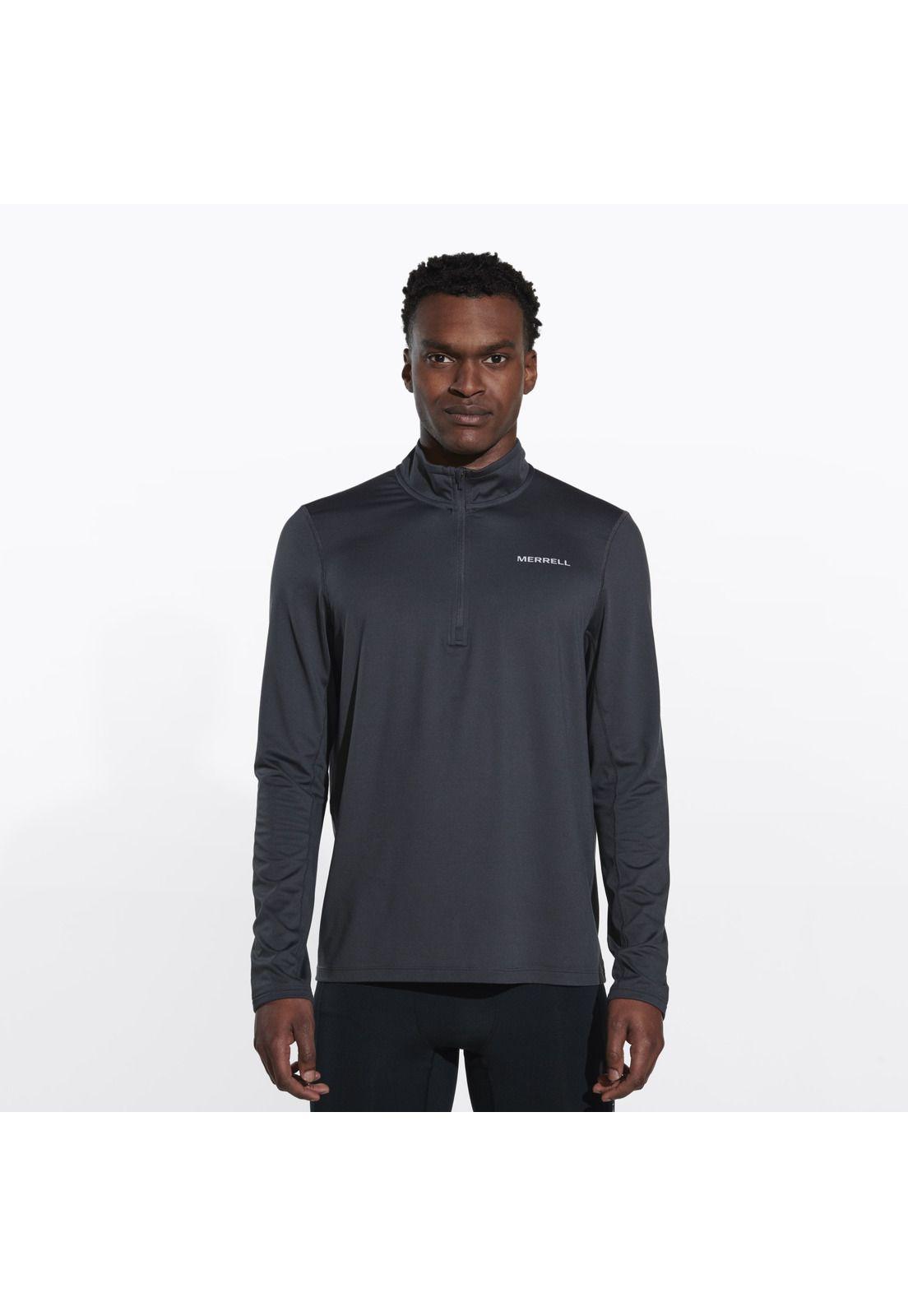 Polerón Hombre Betatherm 1/4 Zip Negro-0
