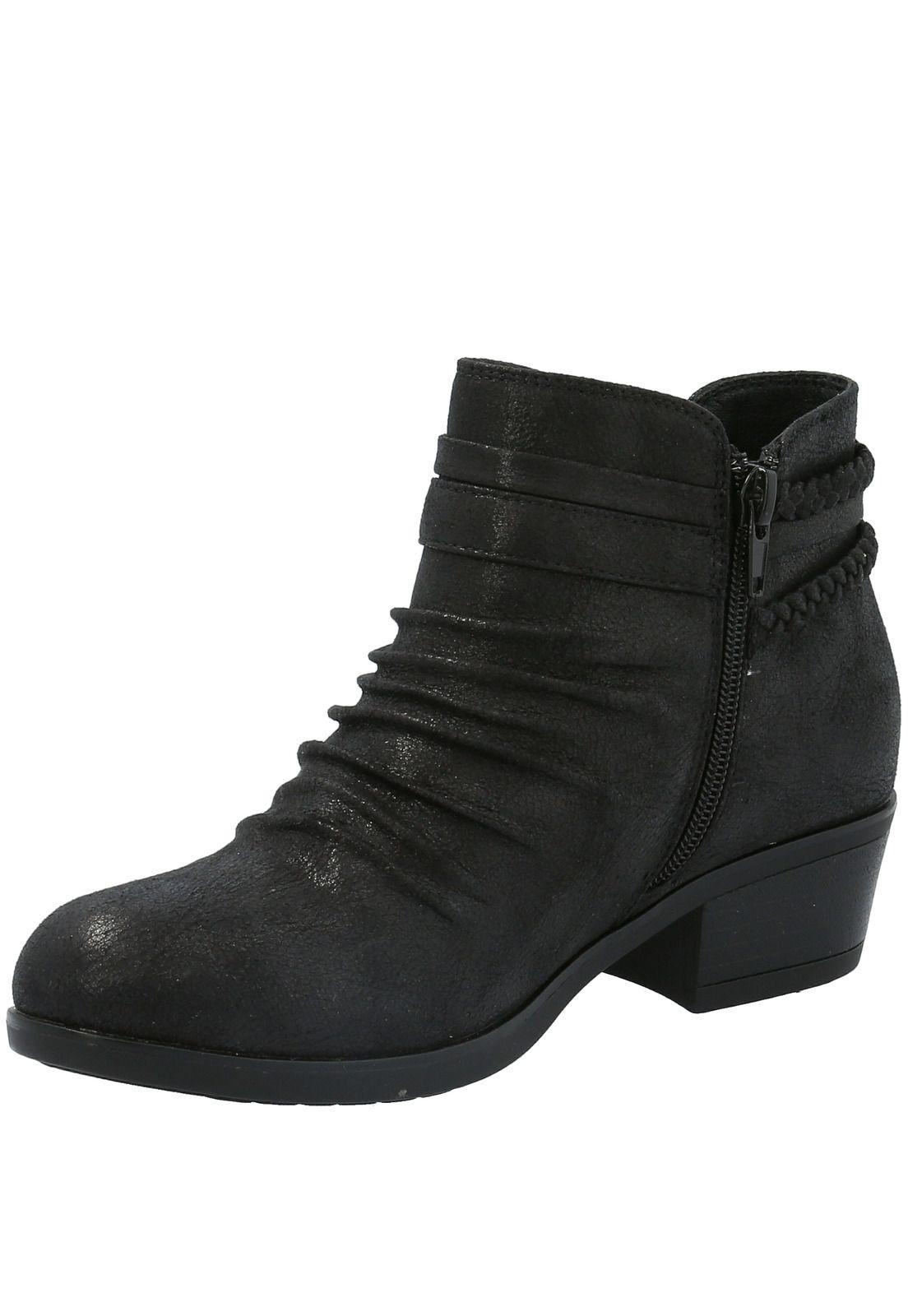 Botin Mujer Manny Negro-3
