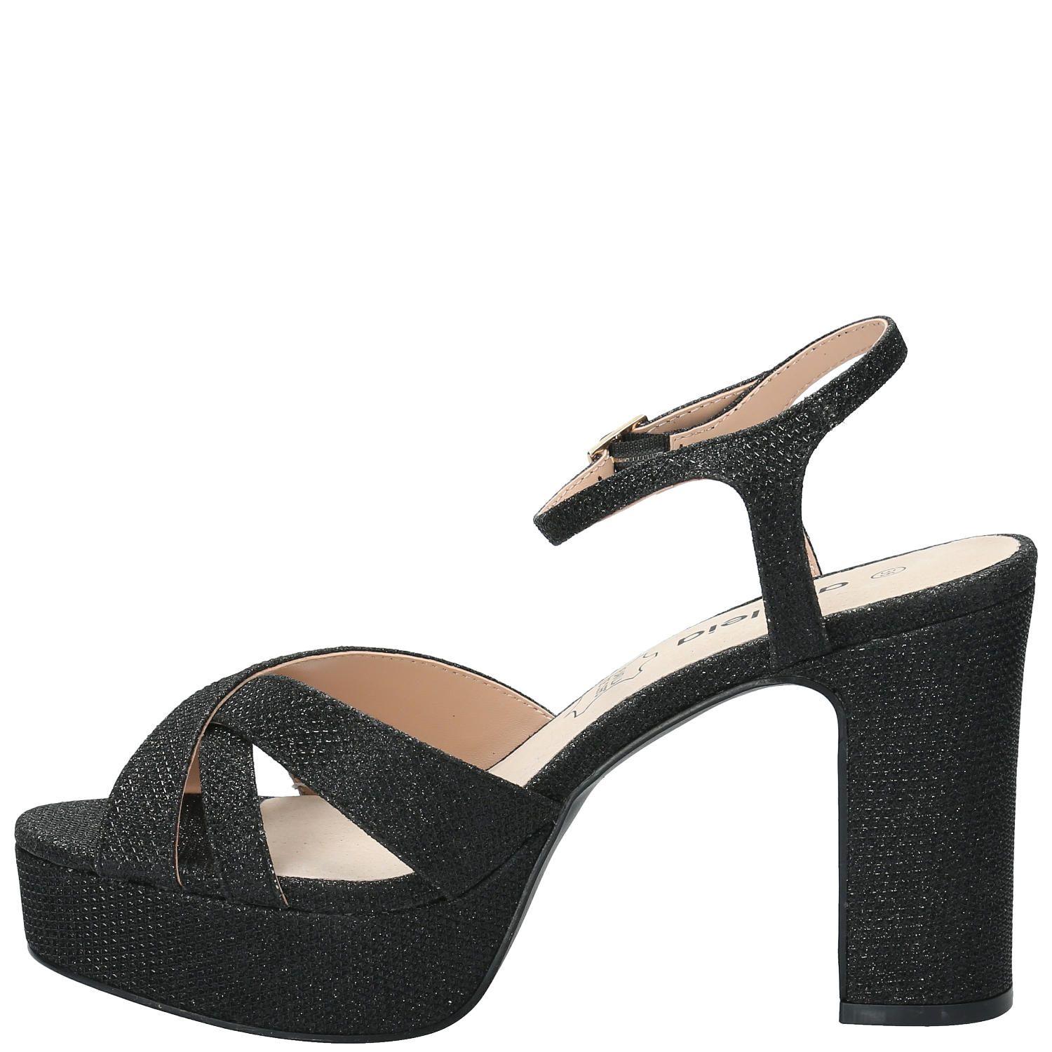 Sandalia Odelia Negro Mujer-5