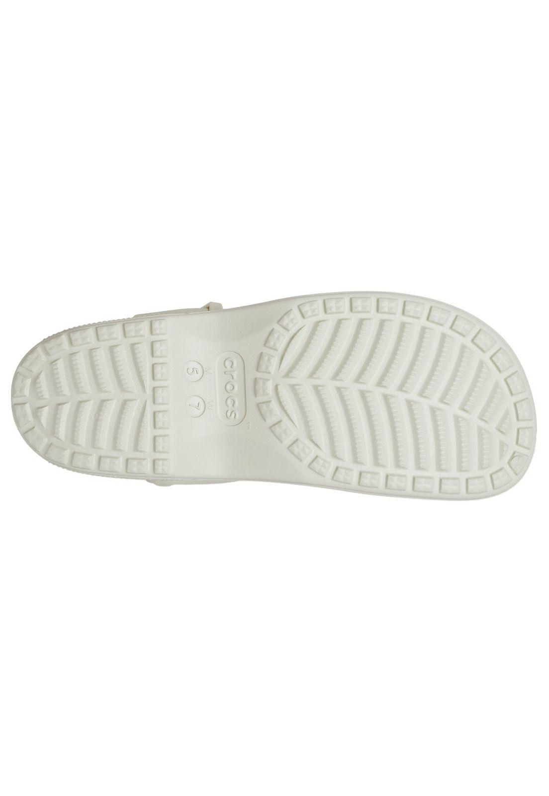 Zueco Crocs Mujer Cls Mary Jane Clog Blanco-5