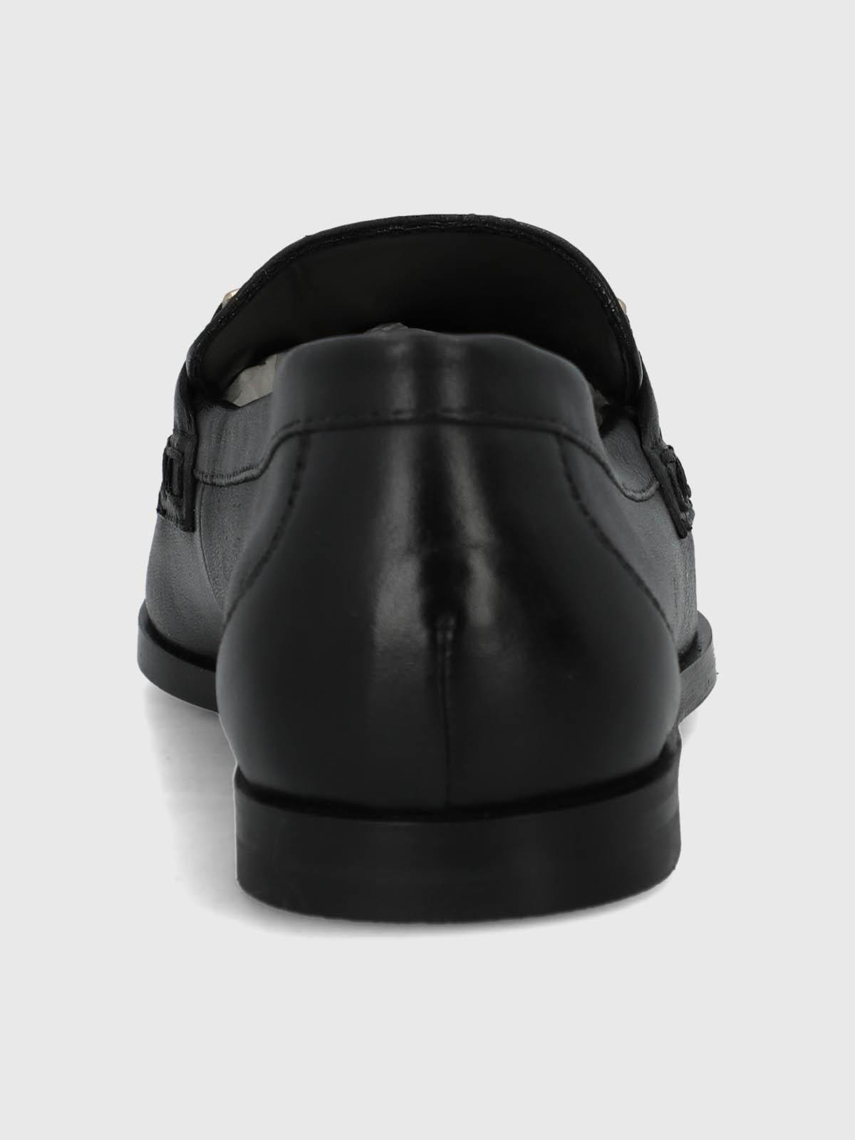 Mocasin Cuero Mujer Blume Negro-6