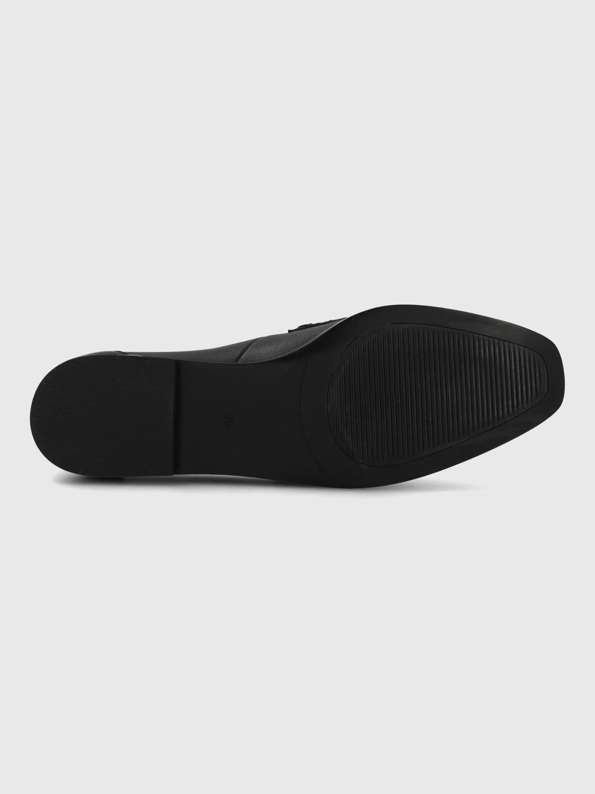 Mocasin Cuero Mujer Blume Negro-7