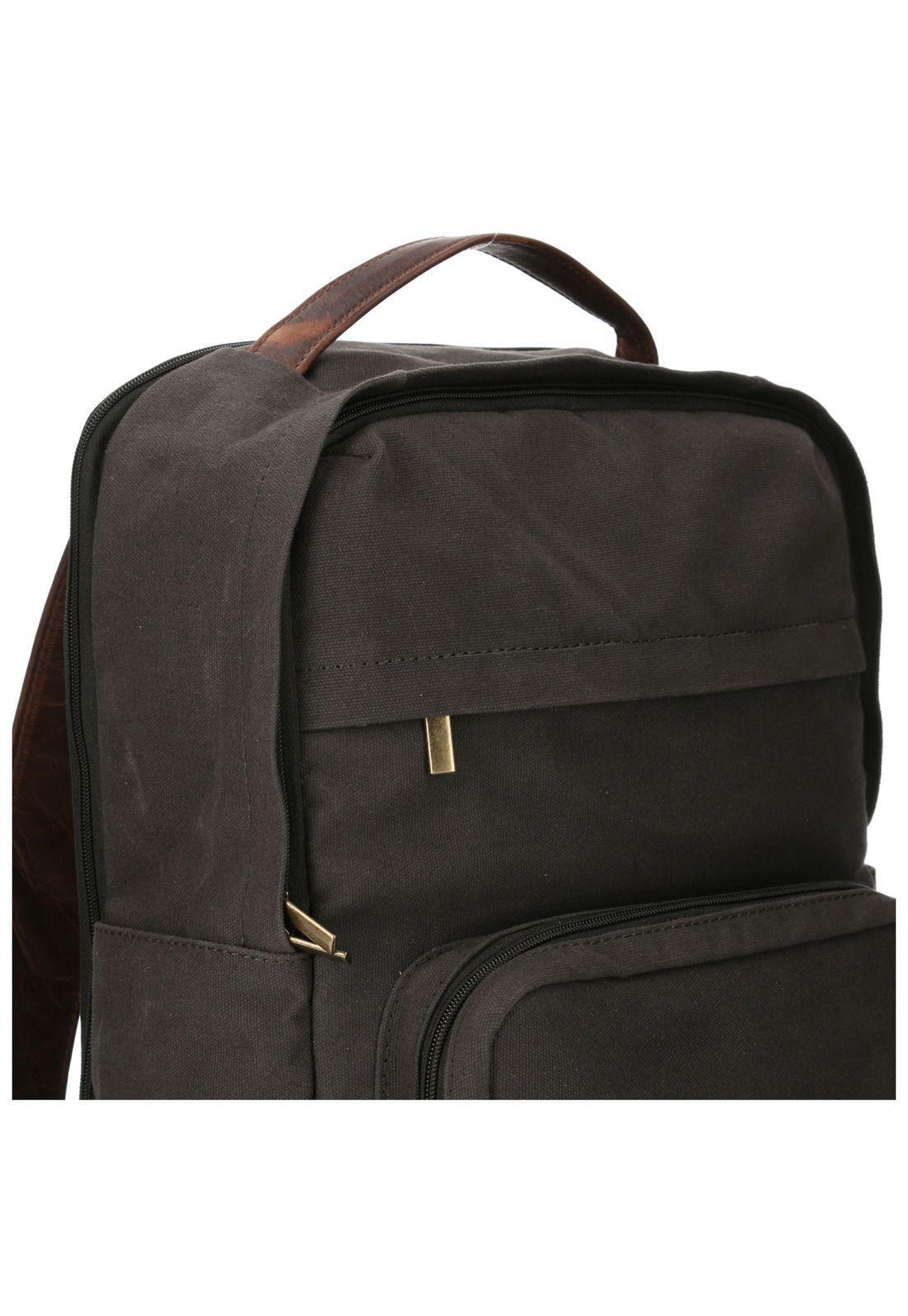Mochila Canv Reciclado Unisex Rennes Back Gris-3
