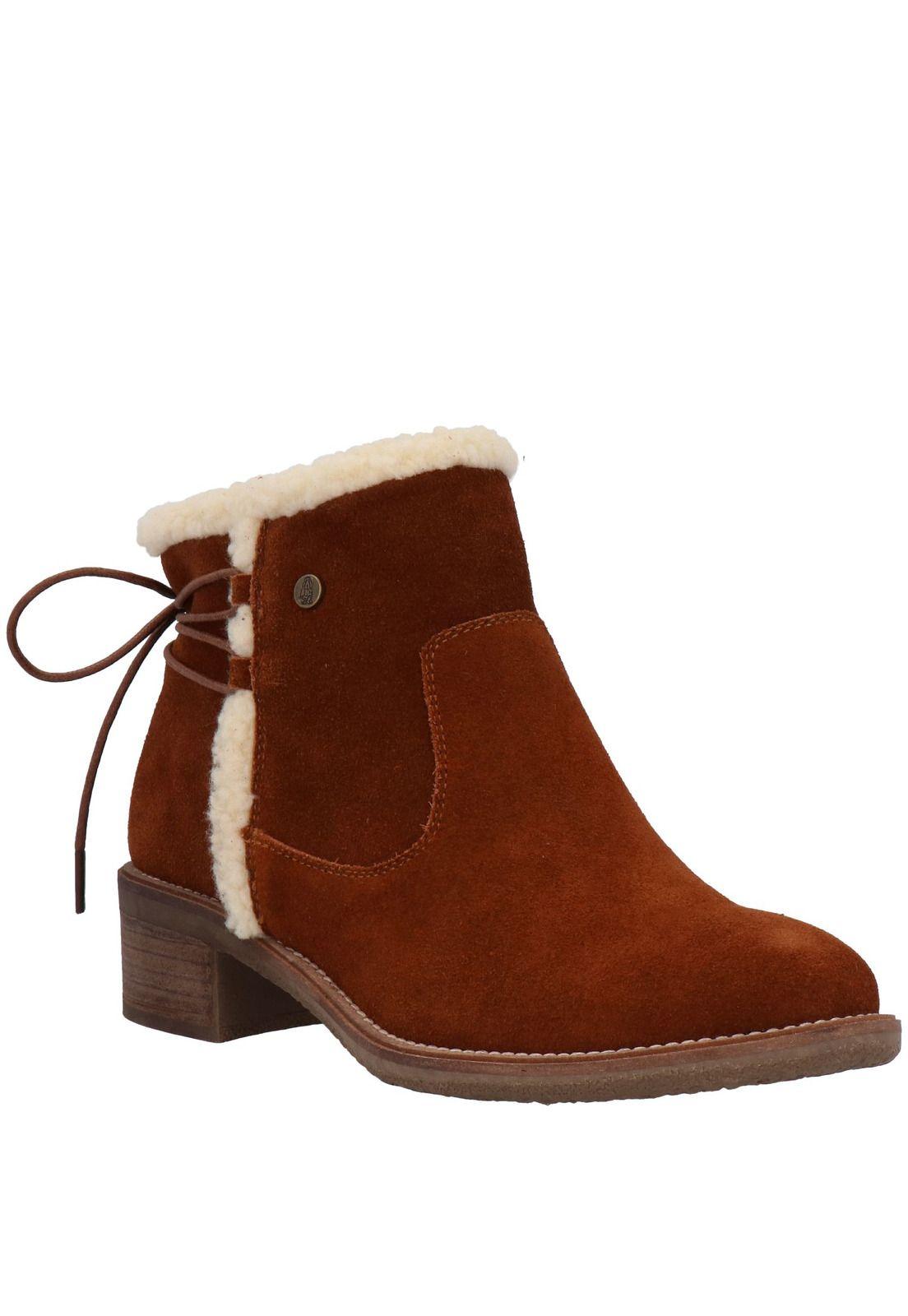 Botin Mujer Cuero Kris Café-0