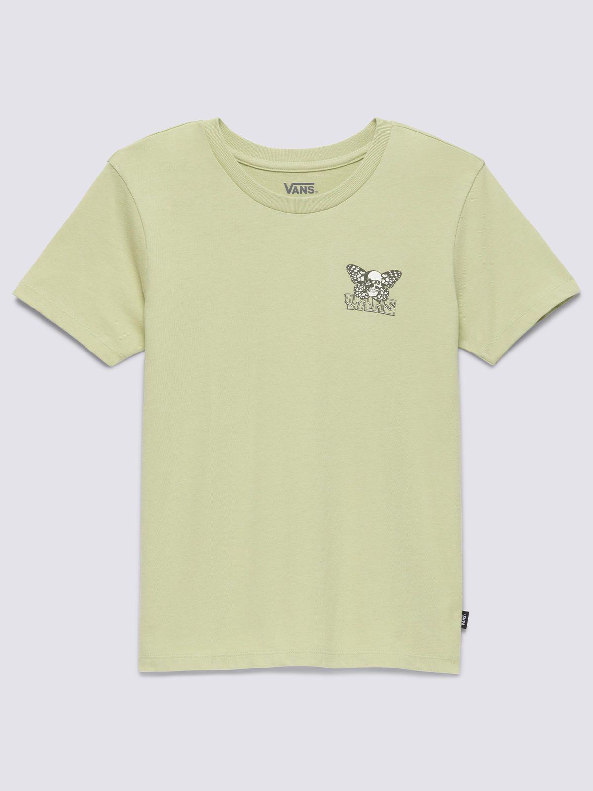 Polera Manga Corta Skullfly Crew Verde Mujer-0