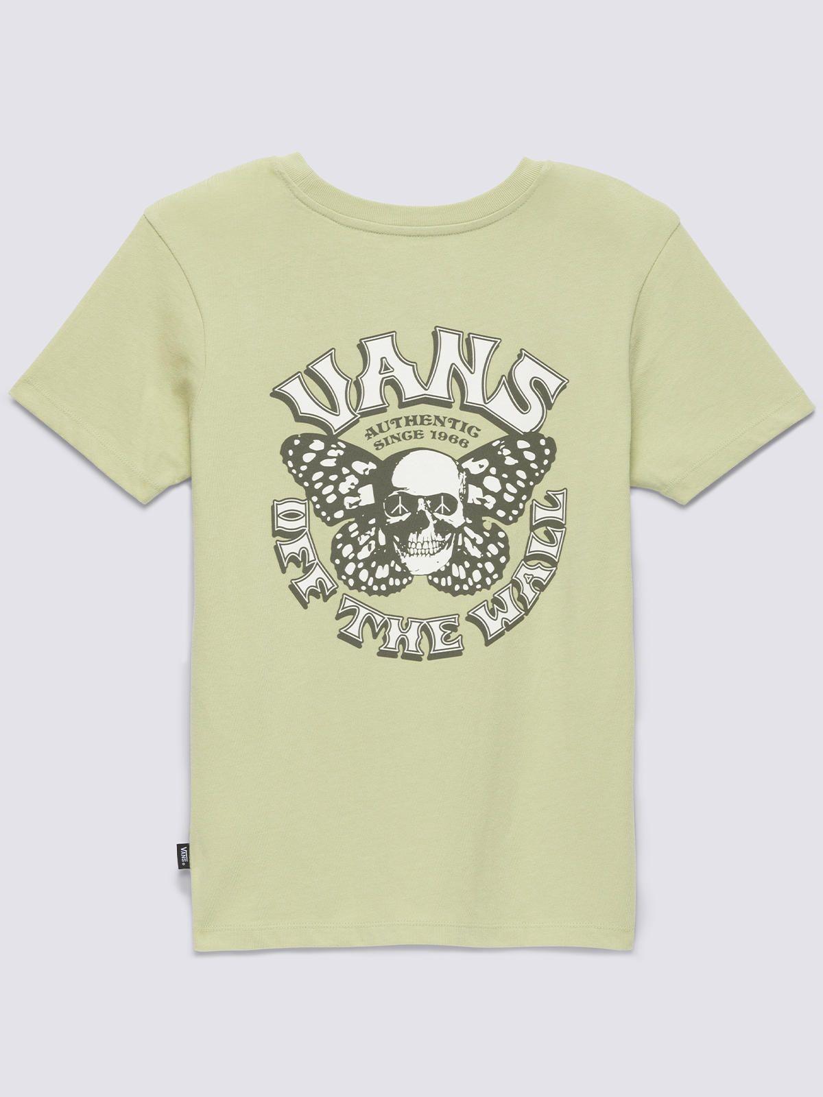 Polera Manga Corta Skullfly Crew Verde Mujer-6