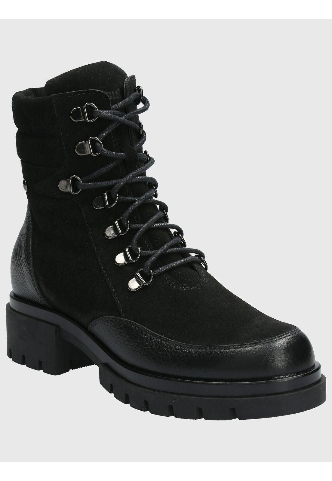 Botin Cuero Mujer Holborn Negro-0
