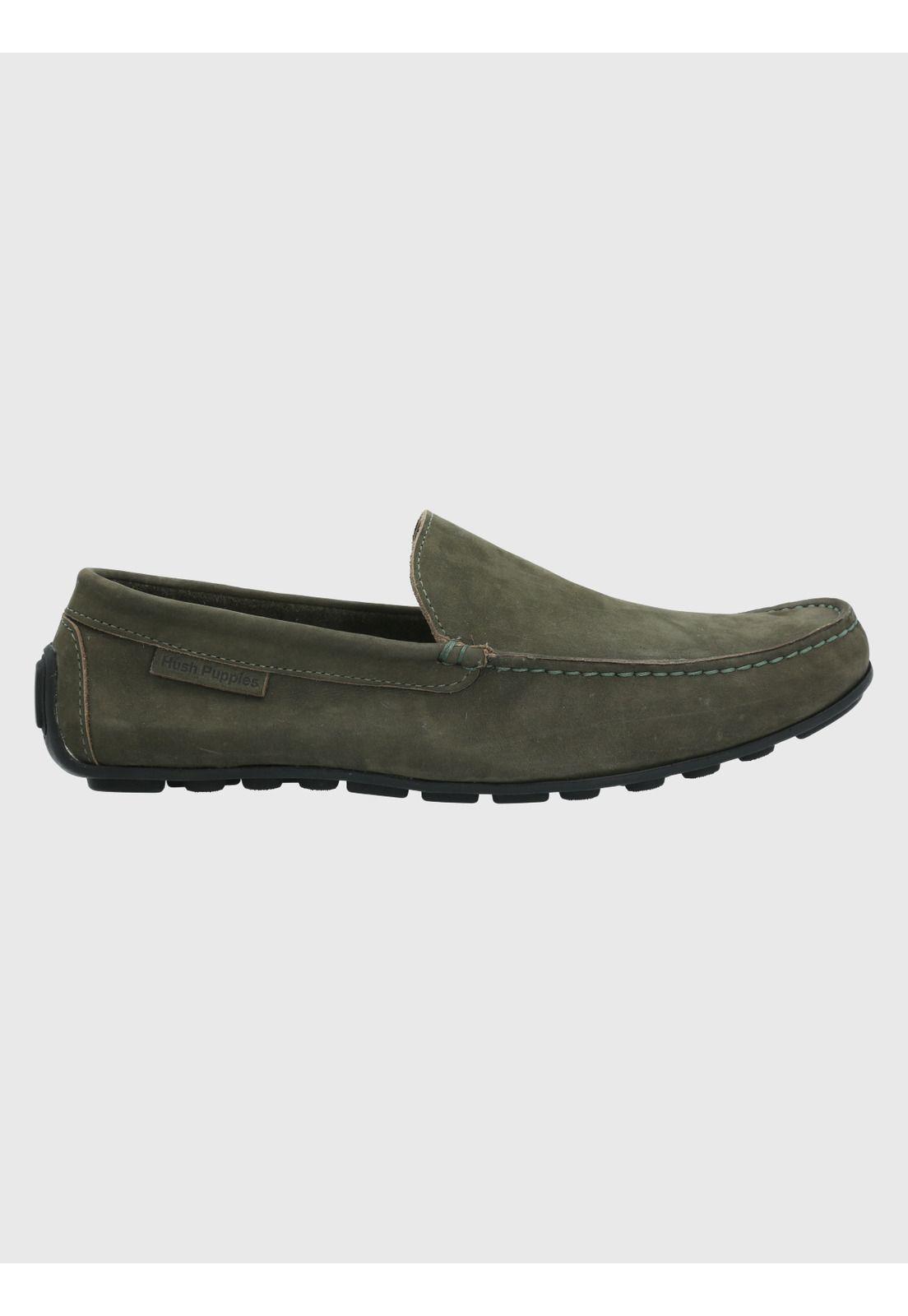 Mocasín Cuero Verde Hombre Blumenau -1