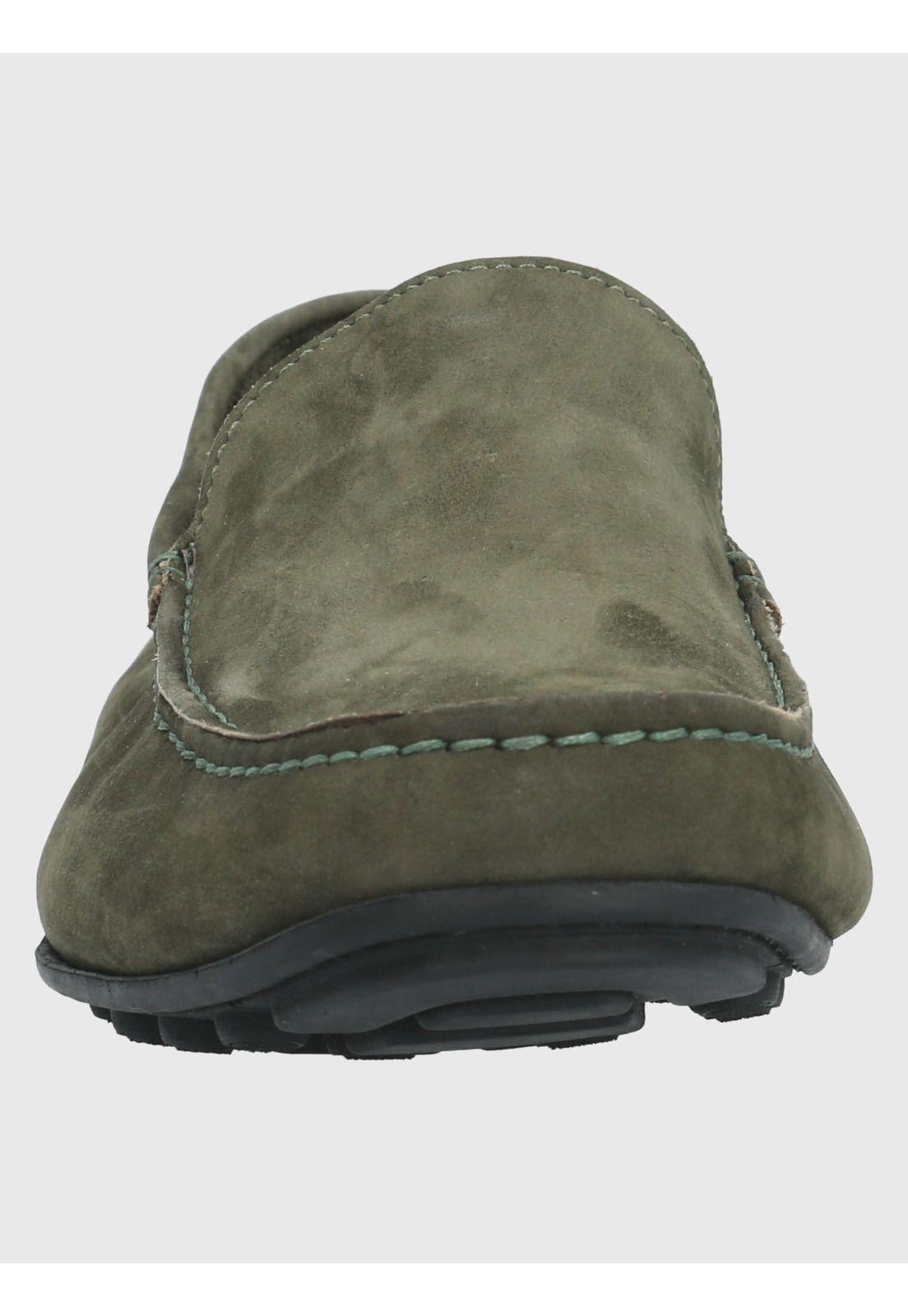 Mocasín Cuero Verde Hombre Blumenau -3