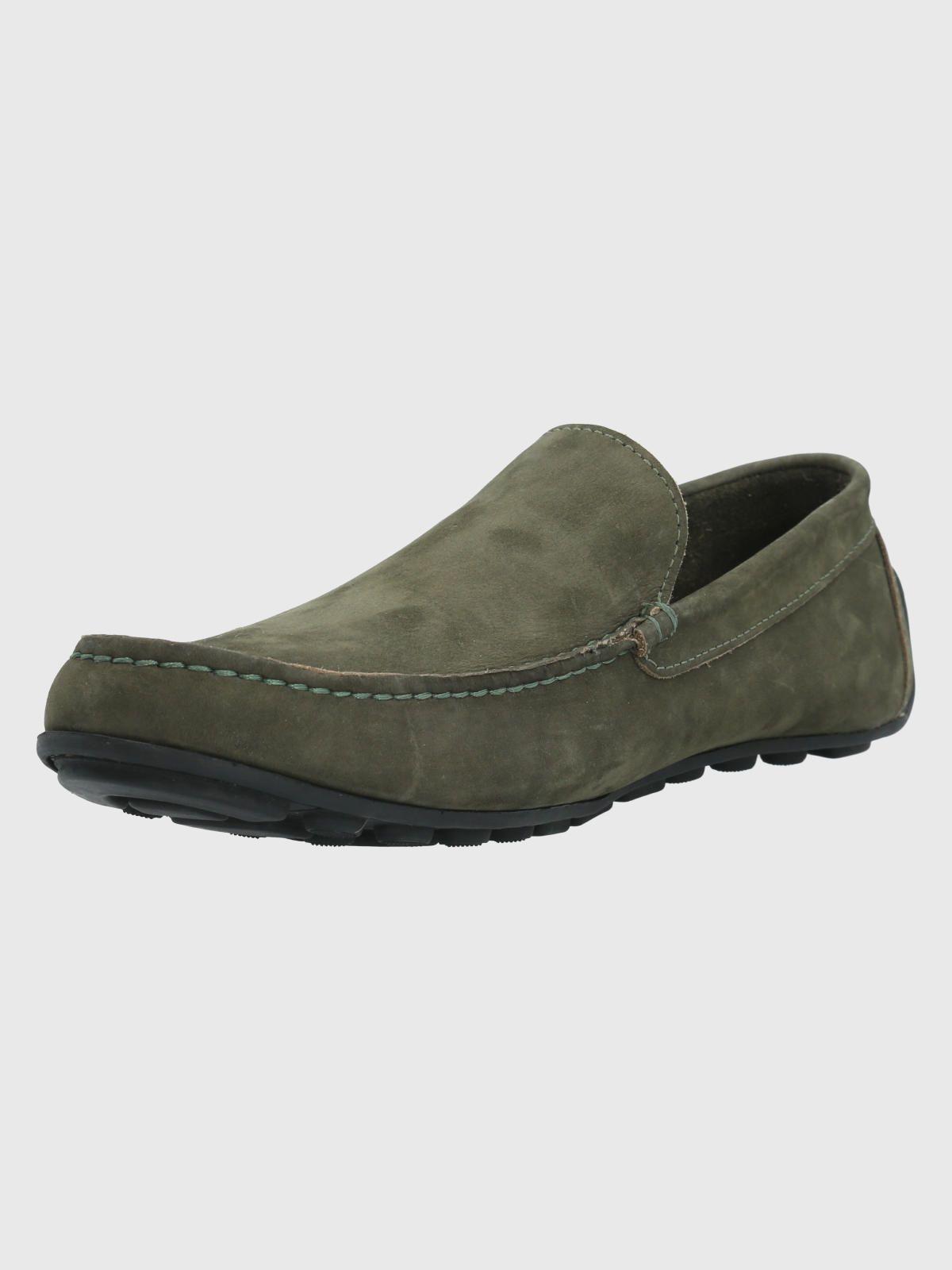 Mocasín Cuero Verde Hombre Blumenau -4