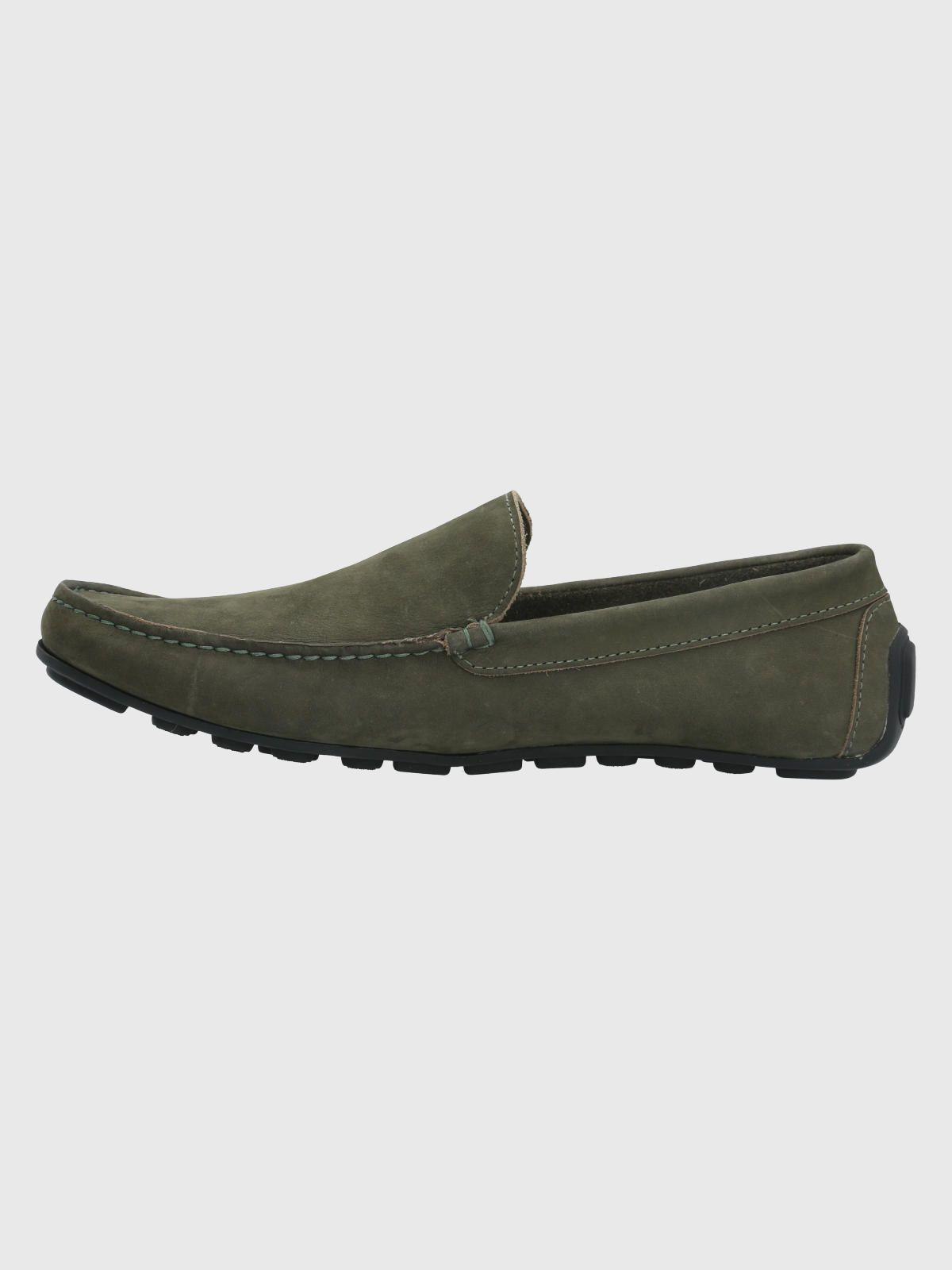 Mocasín Cuero Verde Hombre Blumenau -5