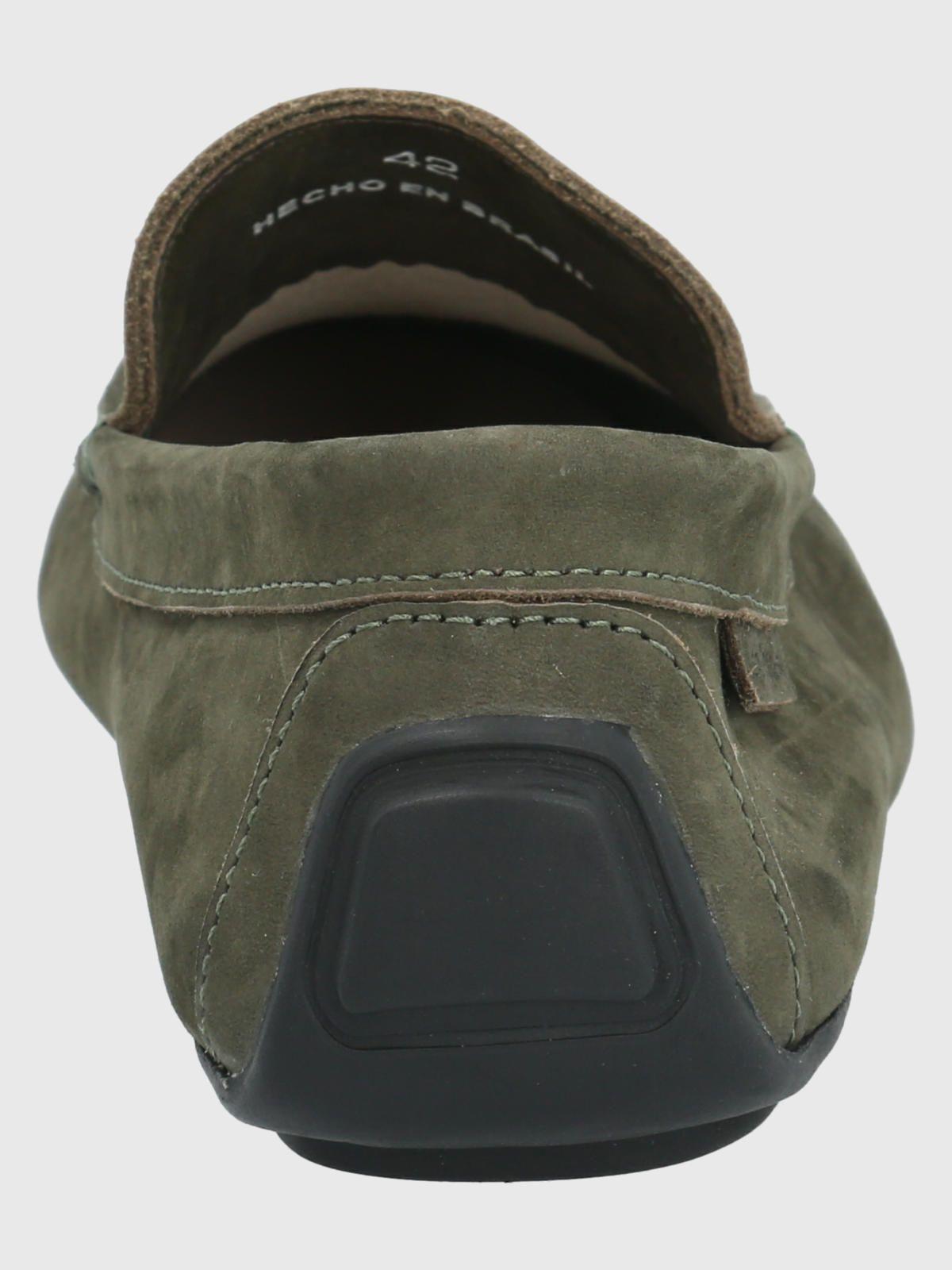 Mocasín Cuero Verde Hombre Blumenau -6