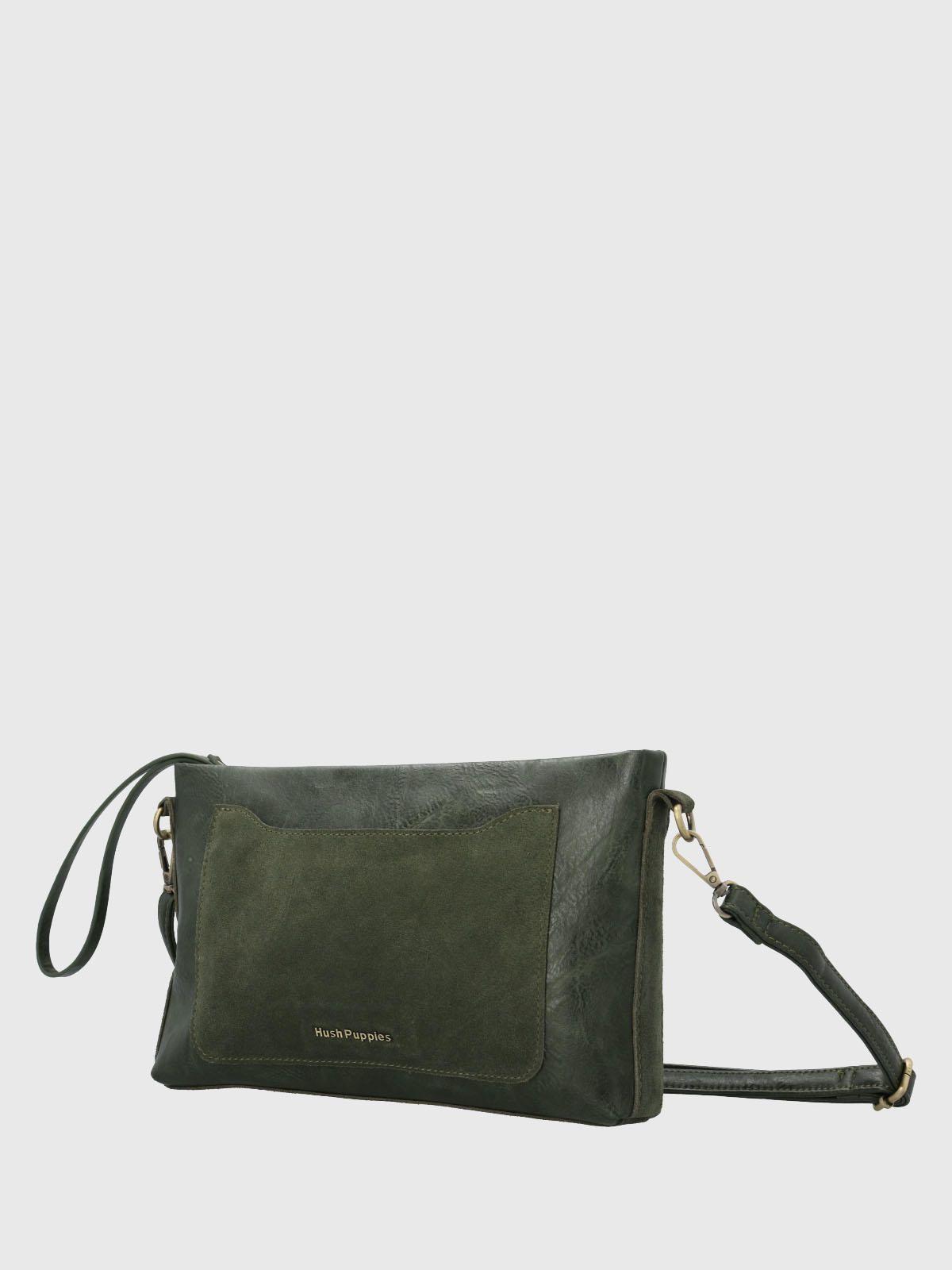 Cartera Ecocuero Mujer Liah Cross Verde-1