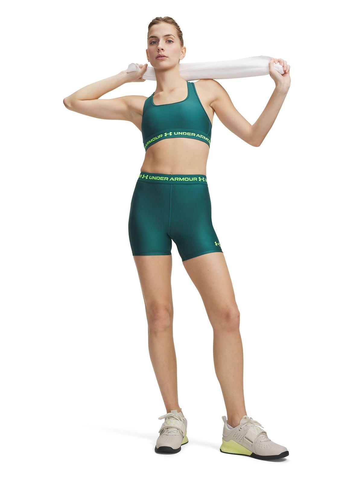 Calza Mujer Heatgear Middy Verde-3