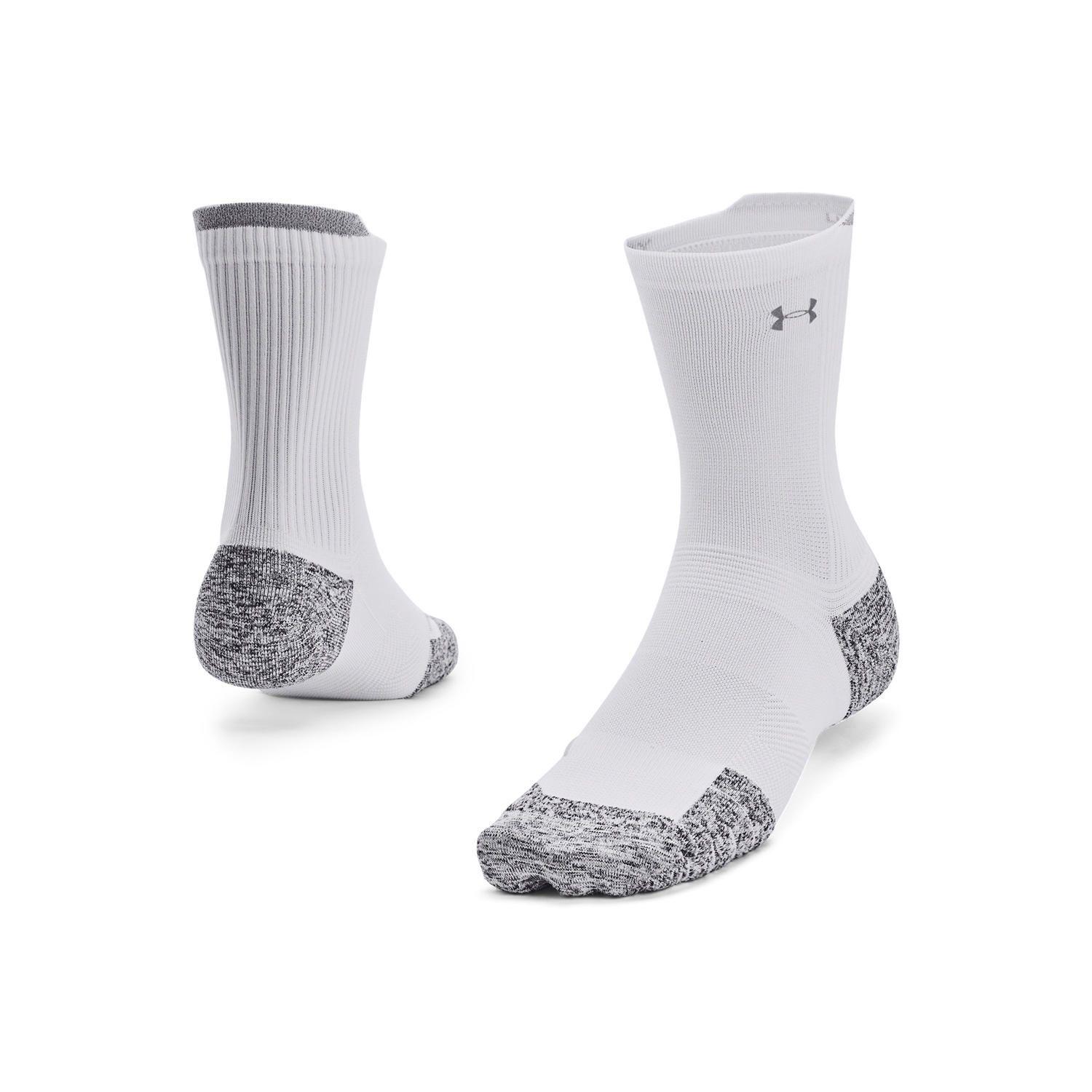 Calcetines Mid unsex ArmourDry Run Blanco-0