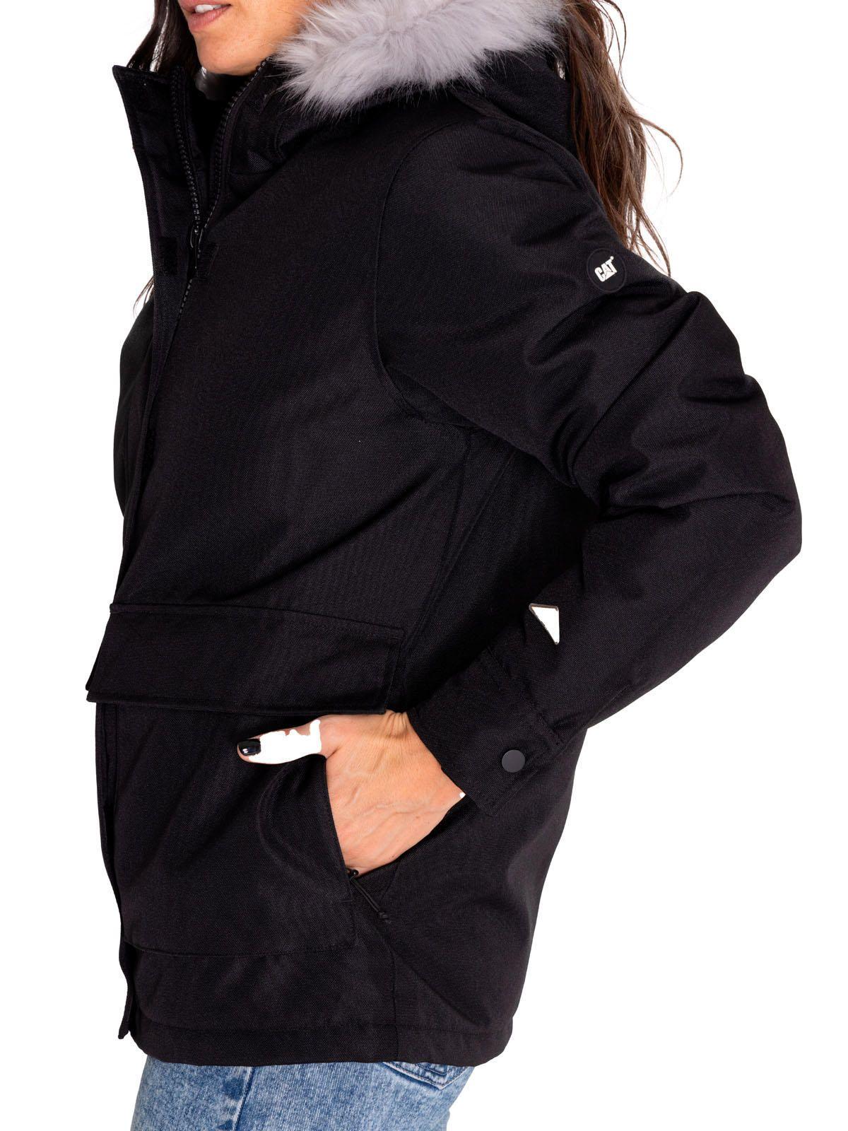 Chaqueta Mujer Mediumweight Insulated Hooded Negro-5