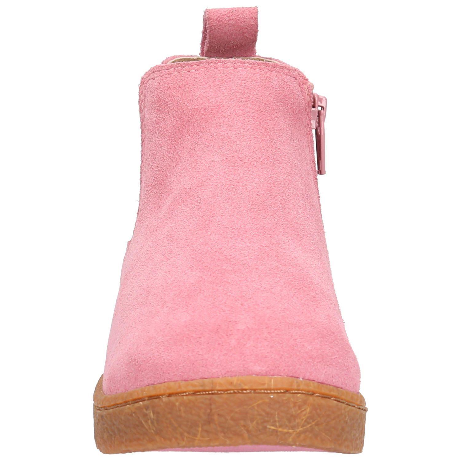 Botín Cuero Niña Piombino Rosado-5