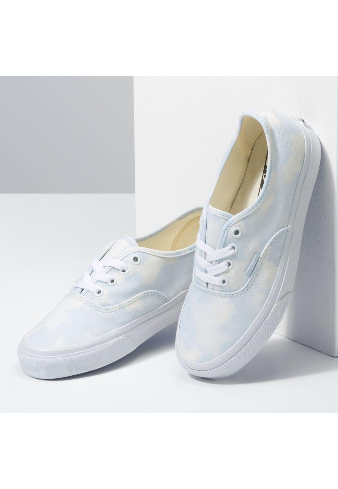 Zapatilla Urbana Ua Authentic (Bleach Wash) Celeste-3