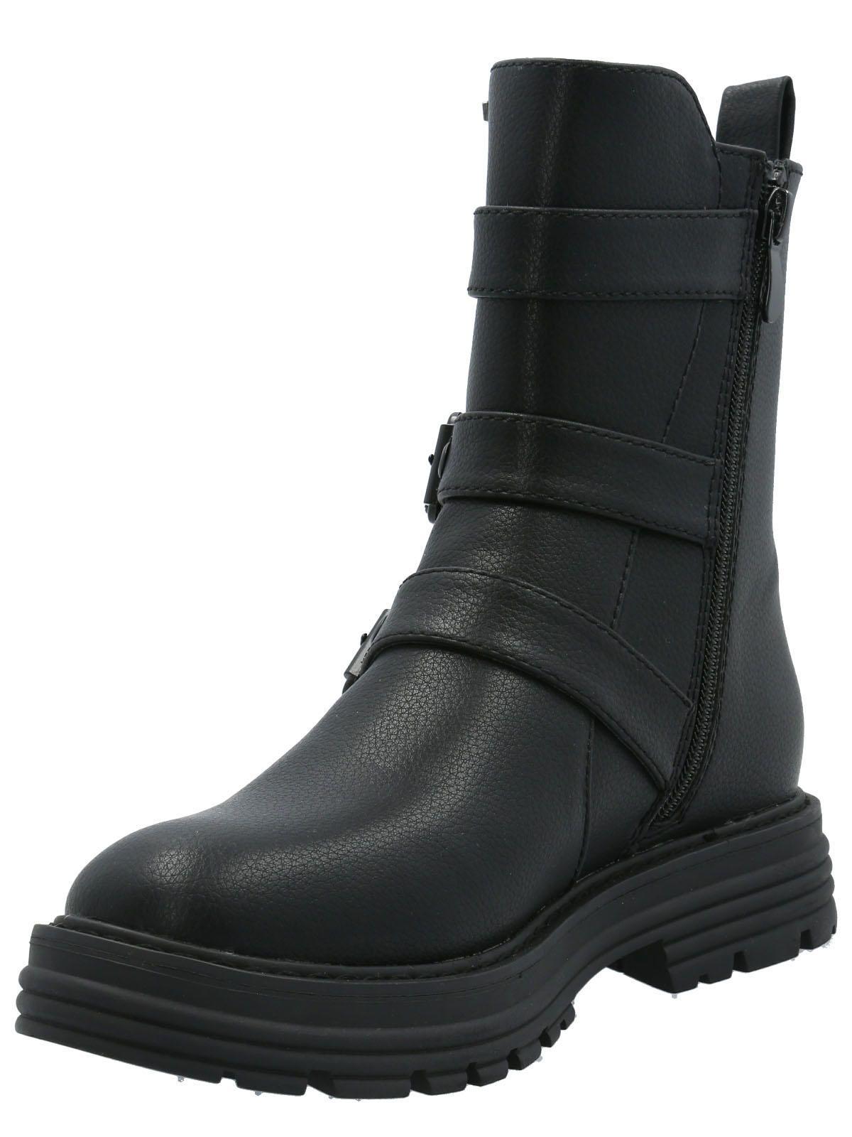 Botín Mujer Gilda Negro-4