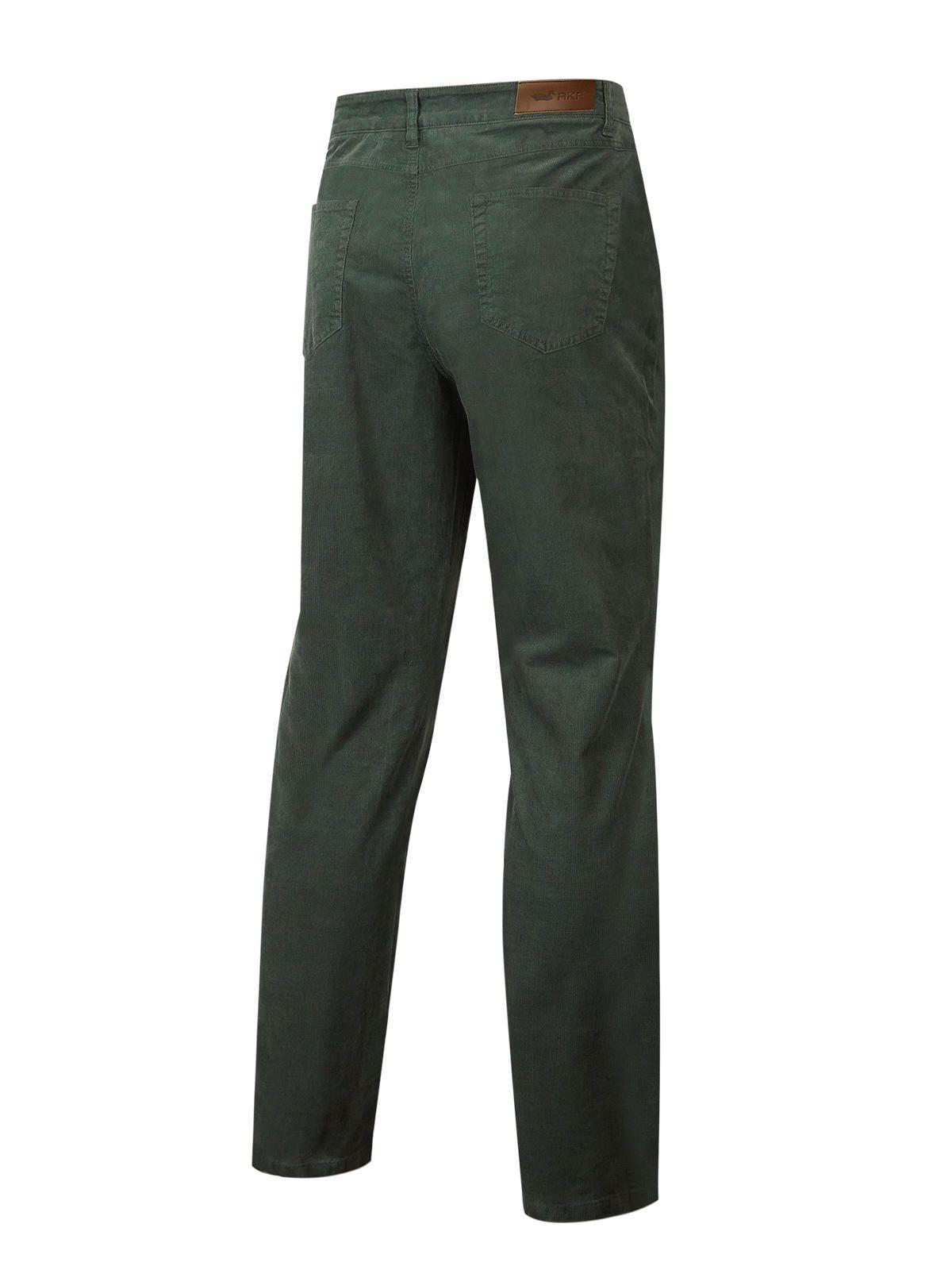 Pantalón Algodón Corduroy Verde Hombre-1