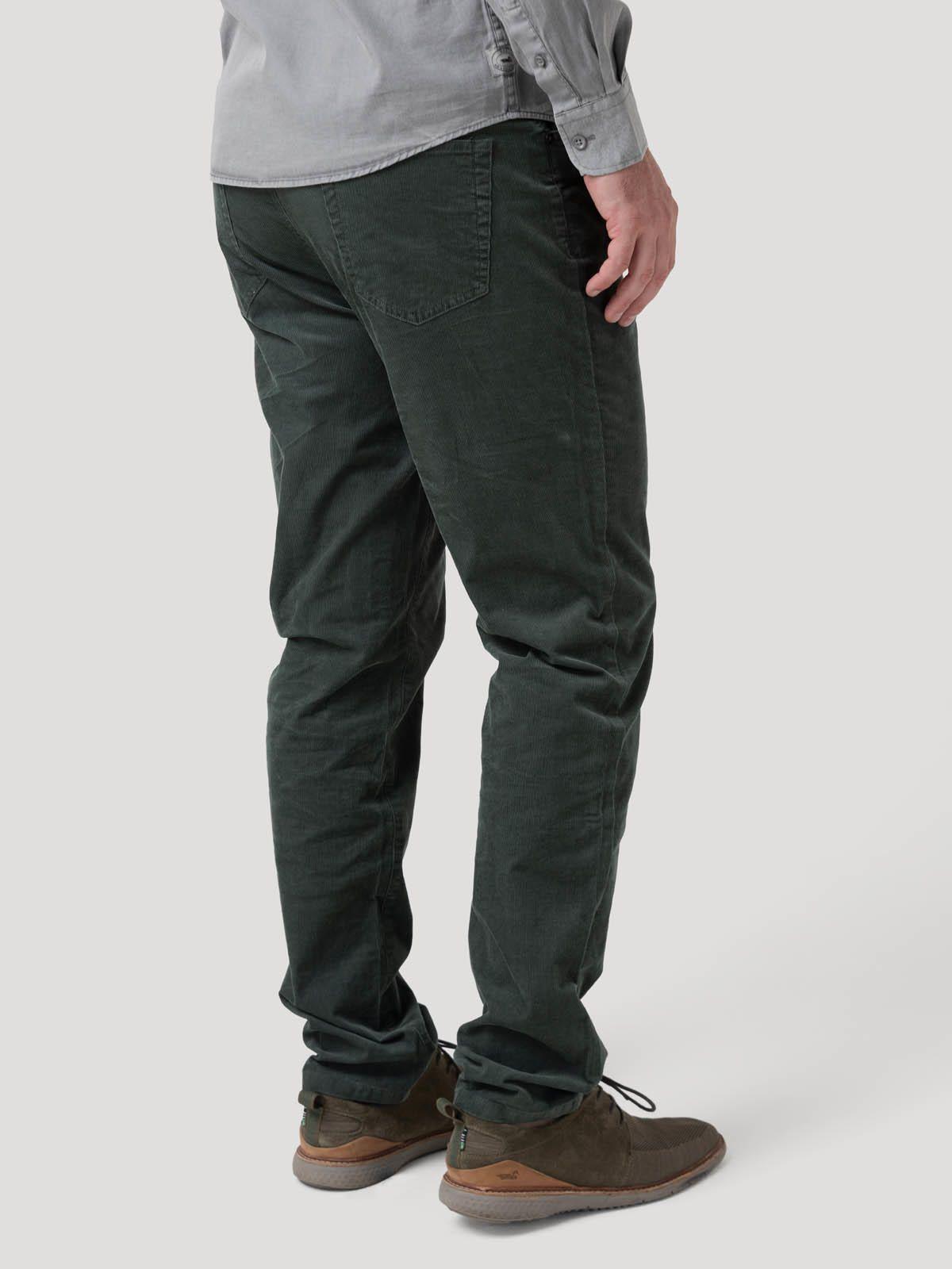 Pantalón Algodón Corduroy Verde Hombre-5