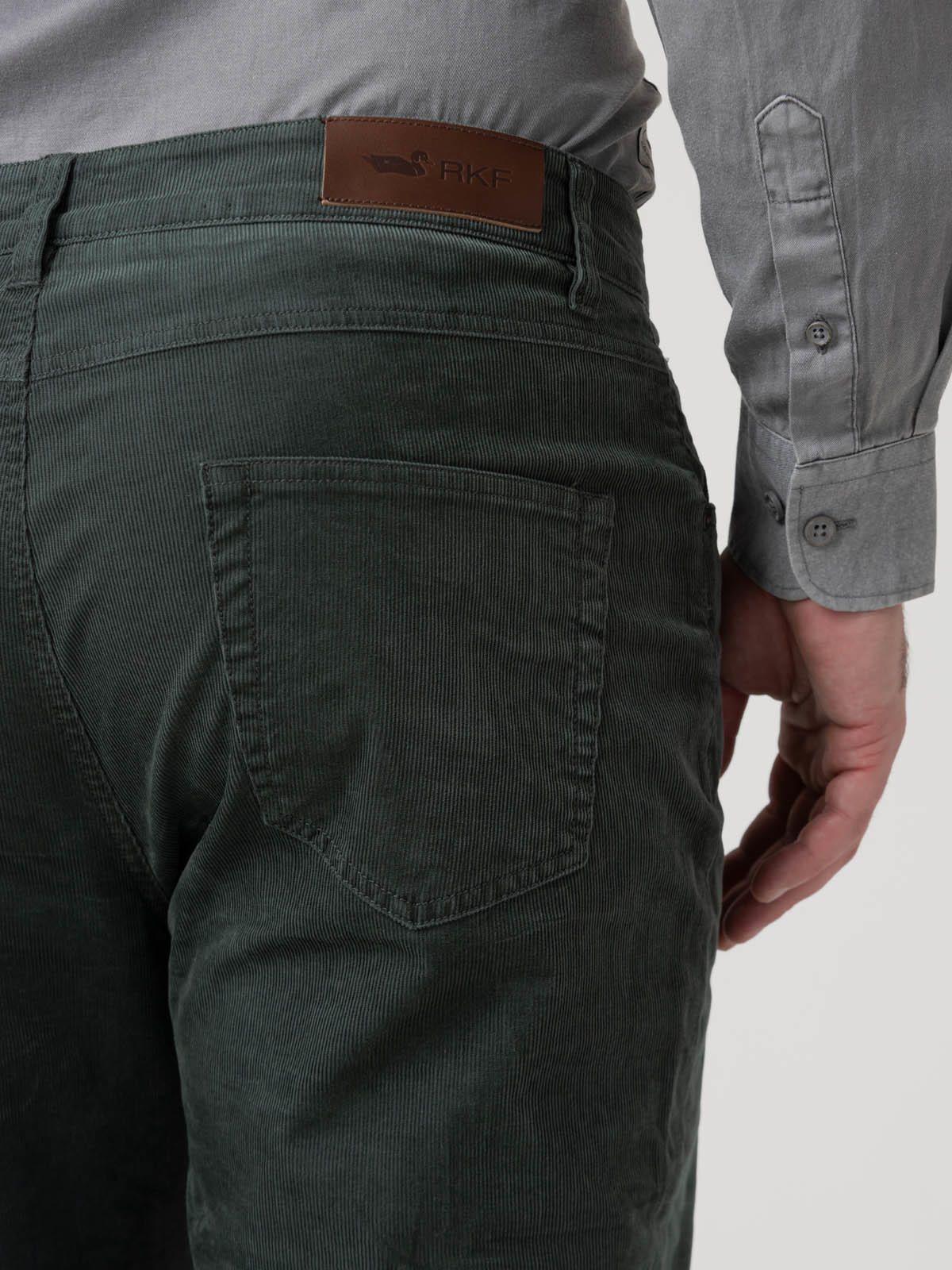 Pantalón Algodón Corduroy Verde Hombre-7