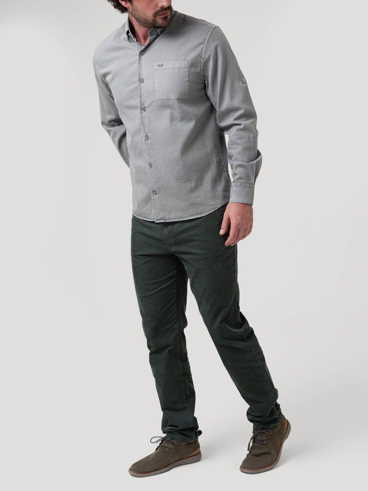 Pantalón Algodón Corduroy Verde Hombre-8