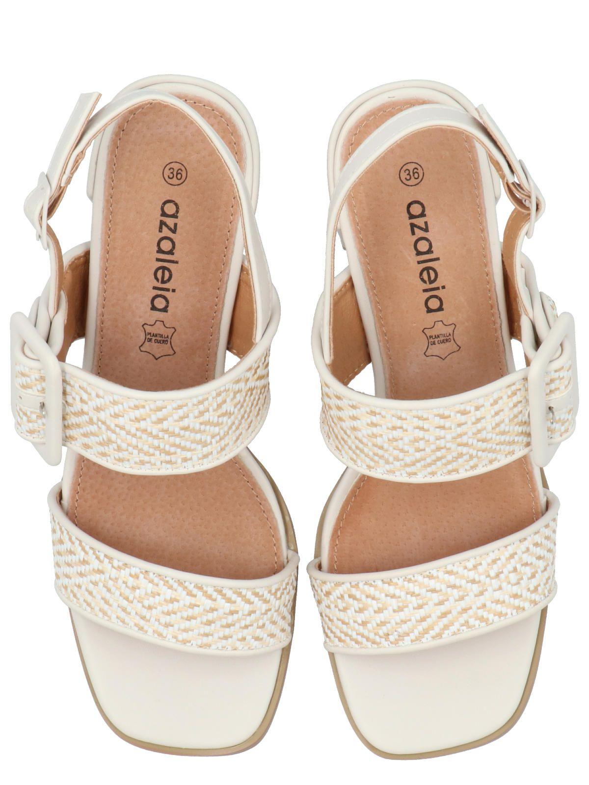 Sandalia Mujer Jamino Beige -6