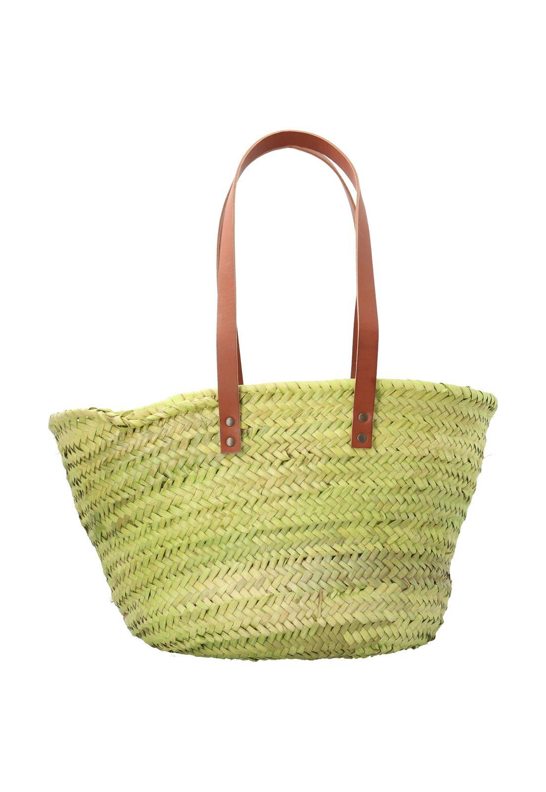 Cartera Rafia Mujer RKF Malaga Verde-2