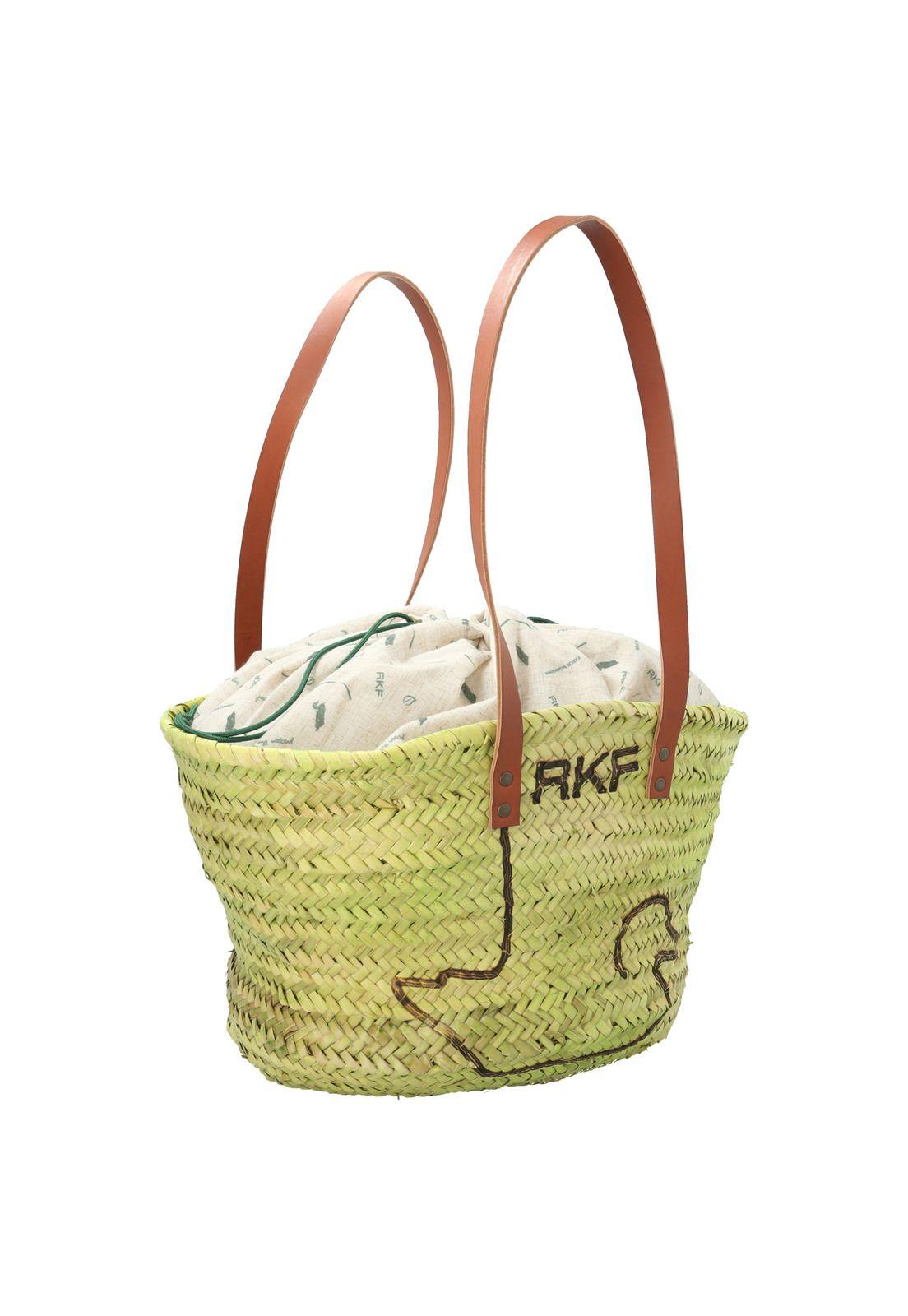 Cartera Rafia Mujer RKF Malaga Verde-4