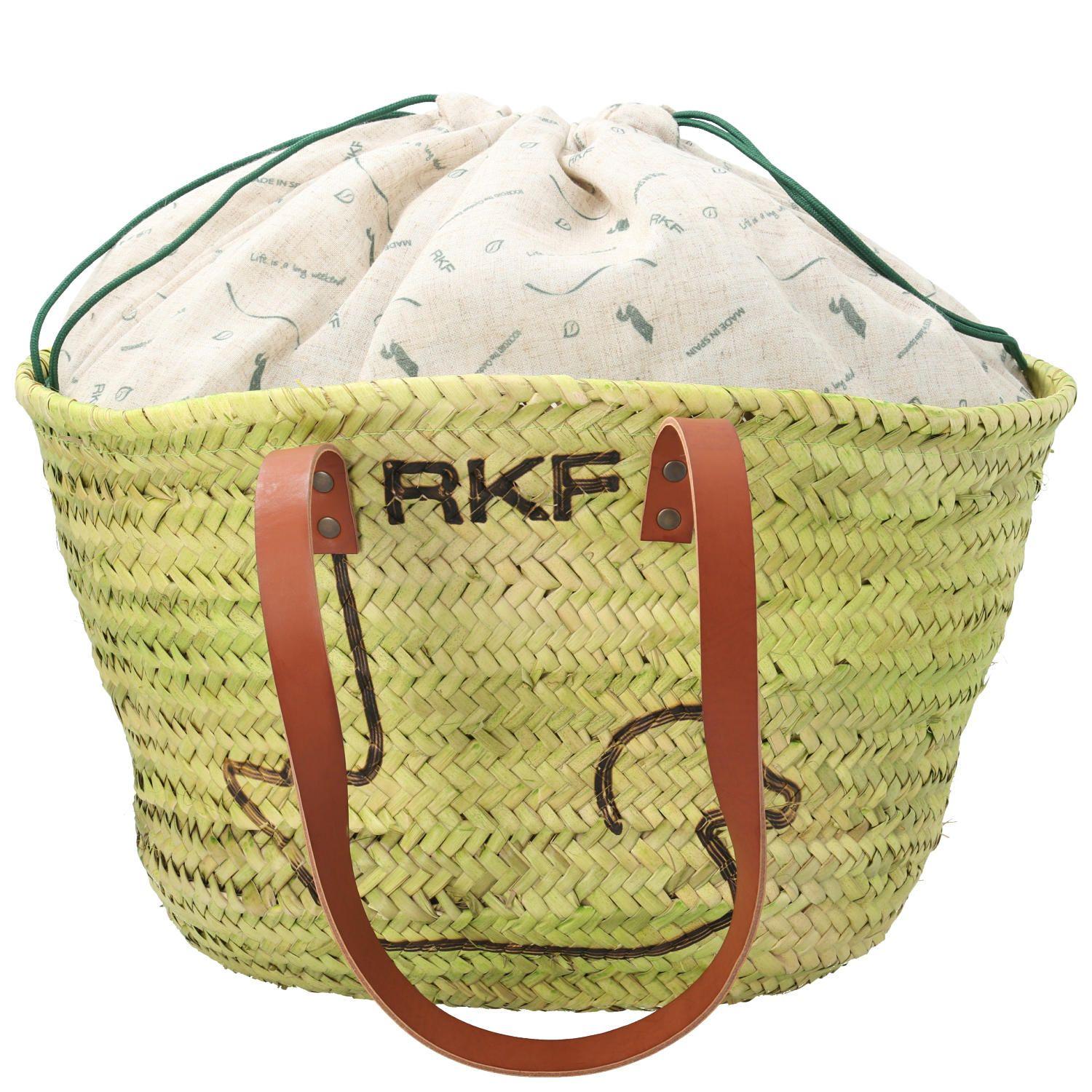 Cartera Rafia Mujer RKF Malaga Verde-3