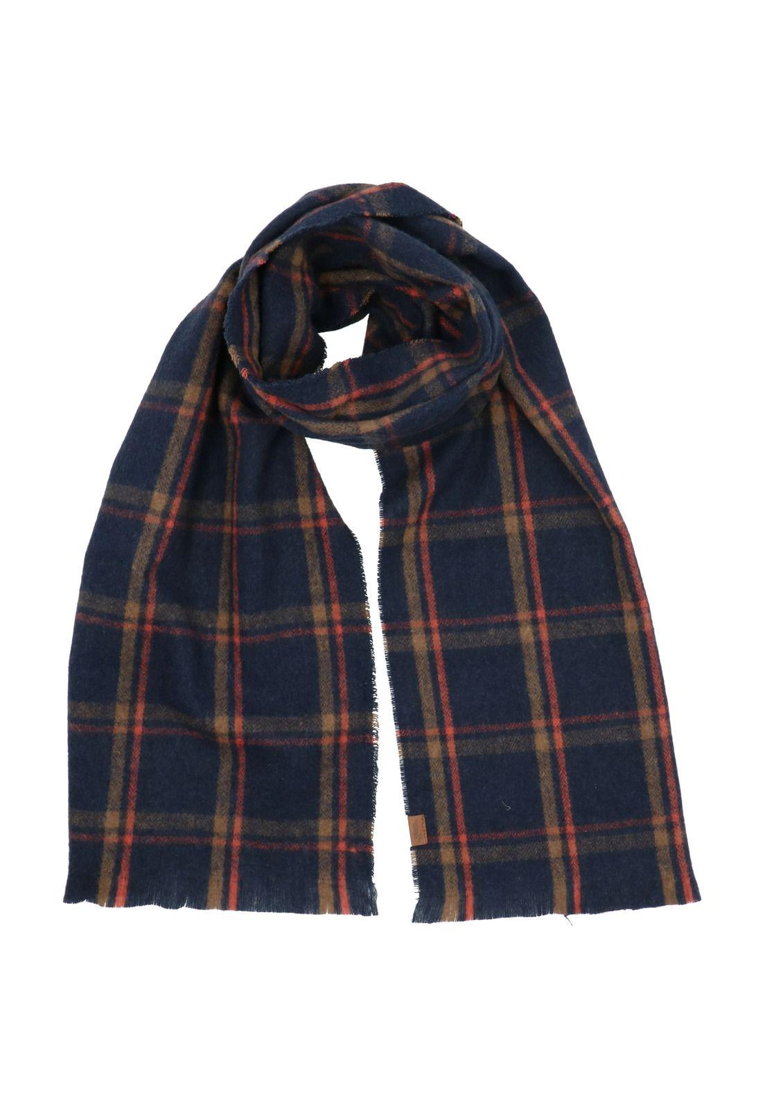 Bufanda Fibras Recicladas Hombre Scott Azul-1