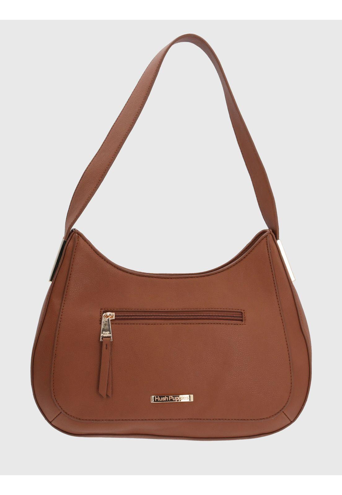 Cartera Ecocuero Café Dogher Hobo Mujer-0